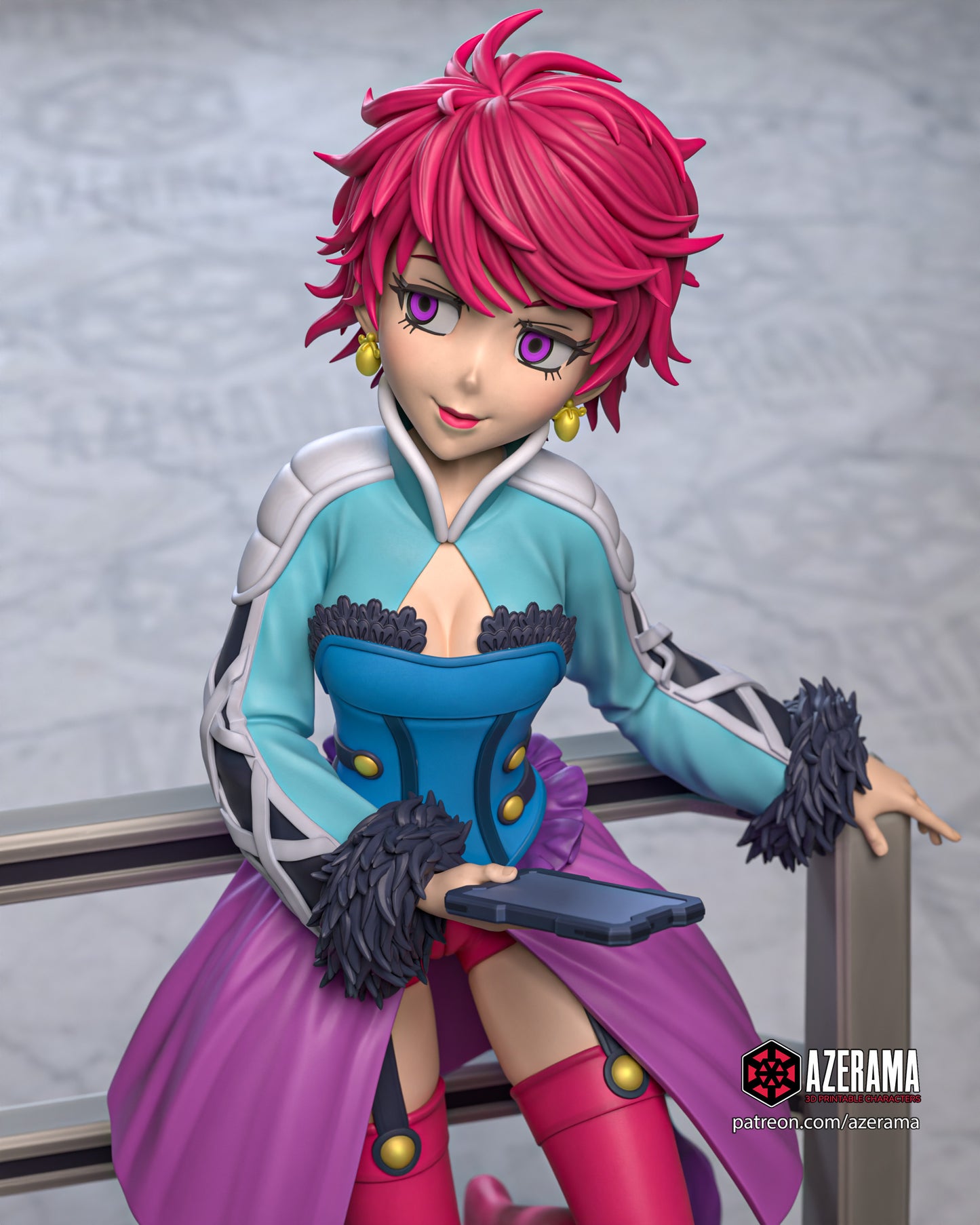 Harold (Tales of Destiny 2) - Unassembled and Unpainted Garage Kit - Model Designed by Azerama