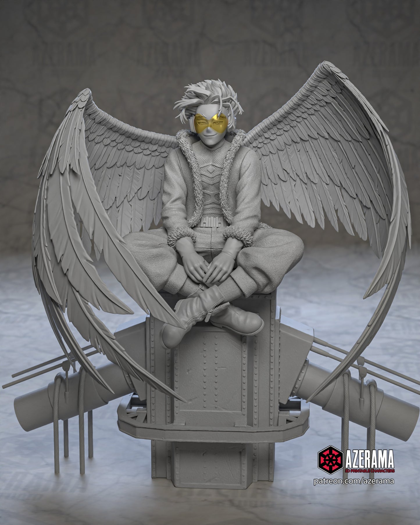 Hawks - Unassembled and Unpainted Garage Kit - Model Designed by Azerama