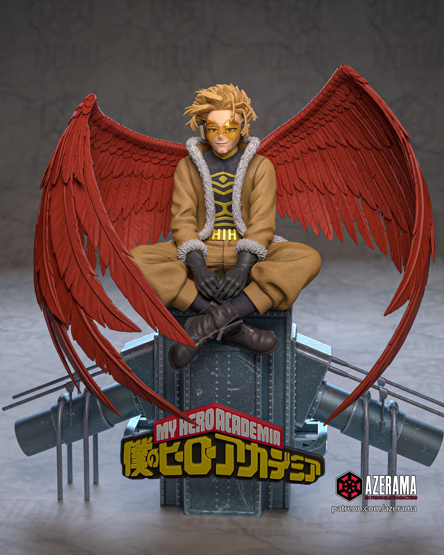 Hawks - Unassembled and Unpainted Garage Kit - Model Designed by Azerama