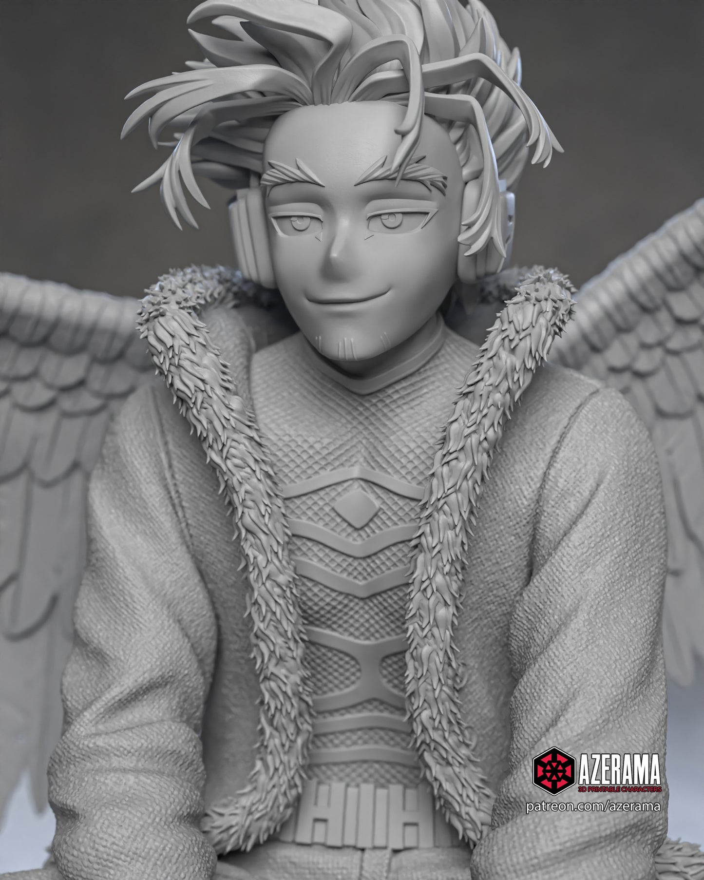 Hawks - Unassembled and Unpainted Garage Kit - Model Designed by Azerama