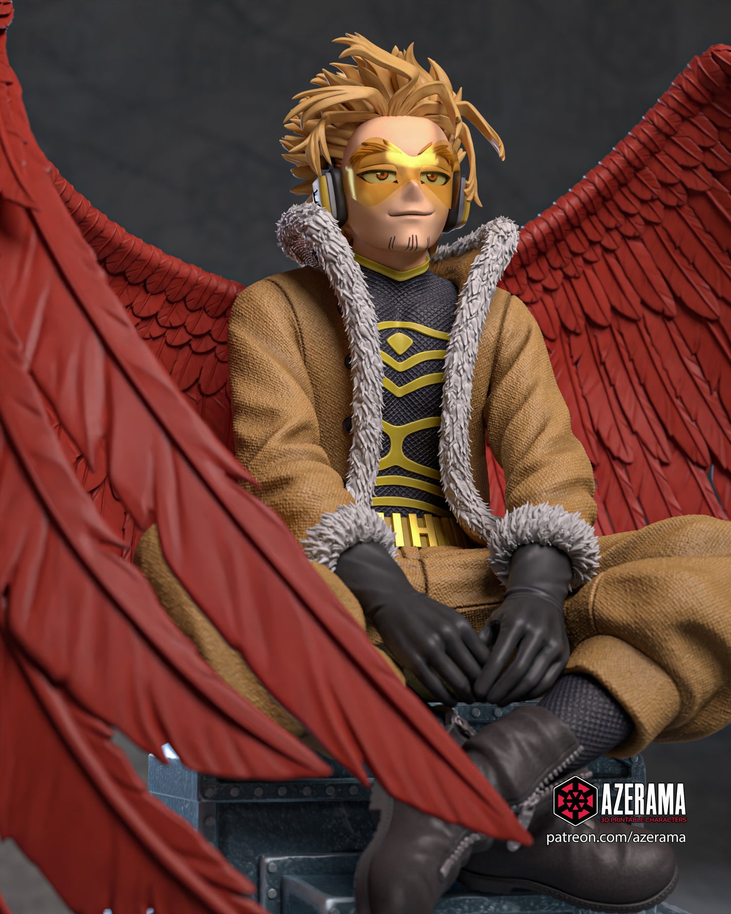 Hawks - Unassembled and Unpainted Garage Kit - Model Designed by Azerama