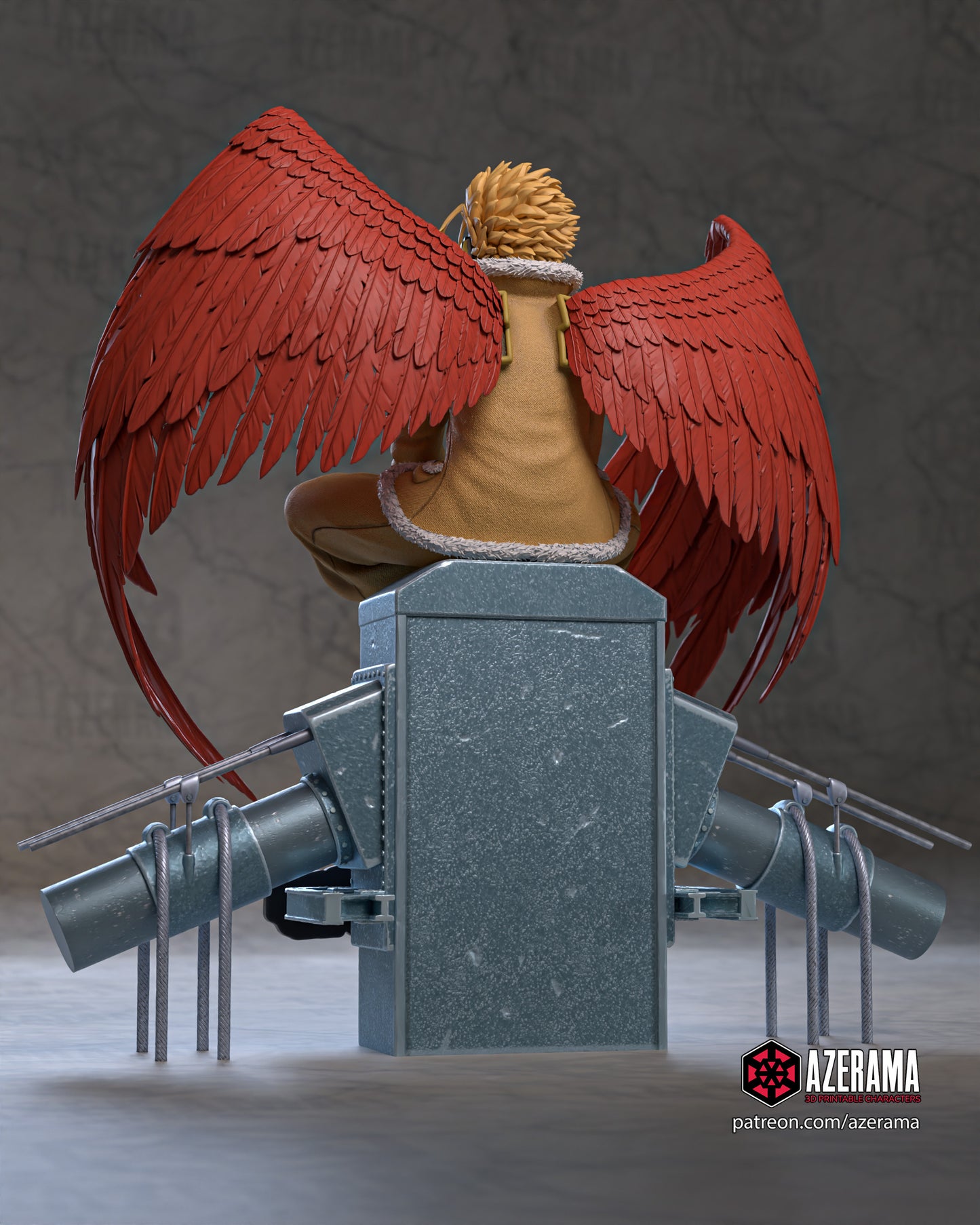 Hawks - Unassembled and Unpainted Garage Kit - Model Designed by Azerama