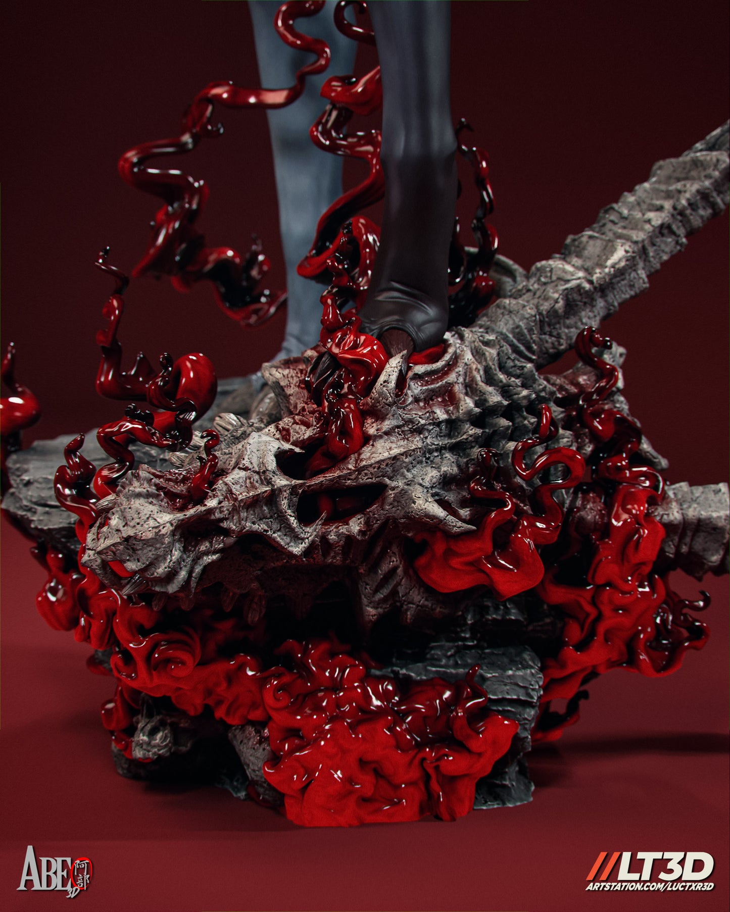Hell Sonja - Unassembled and Unpainted Garage Kit - Model Designed by Abe3d/LT3D