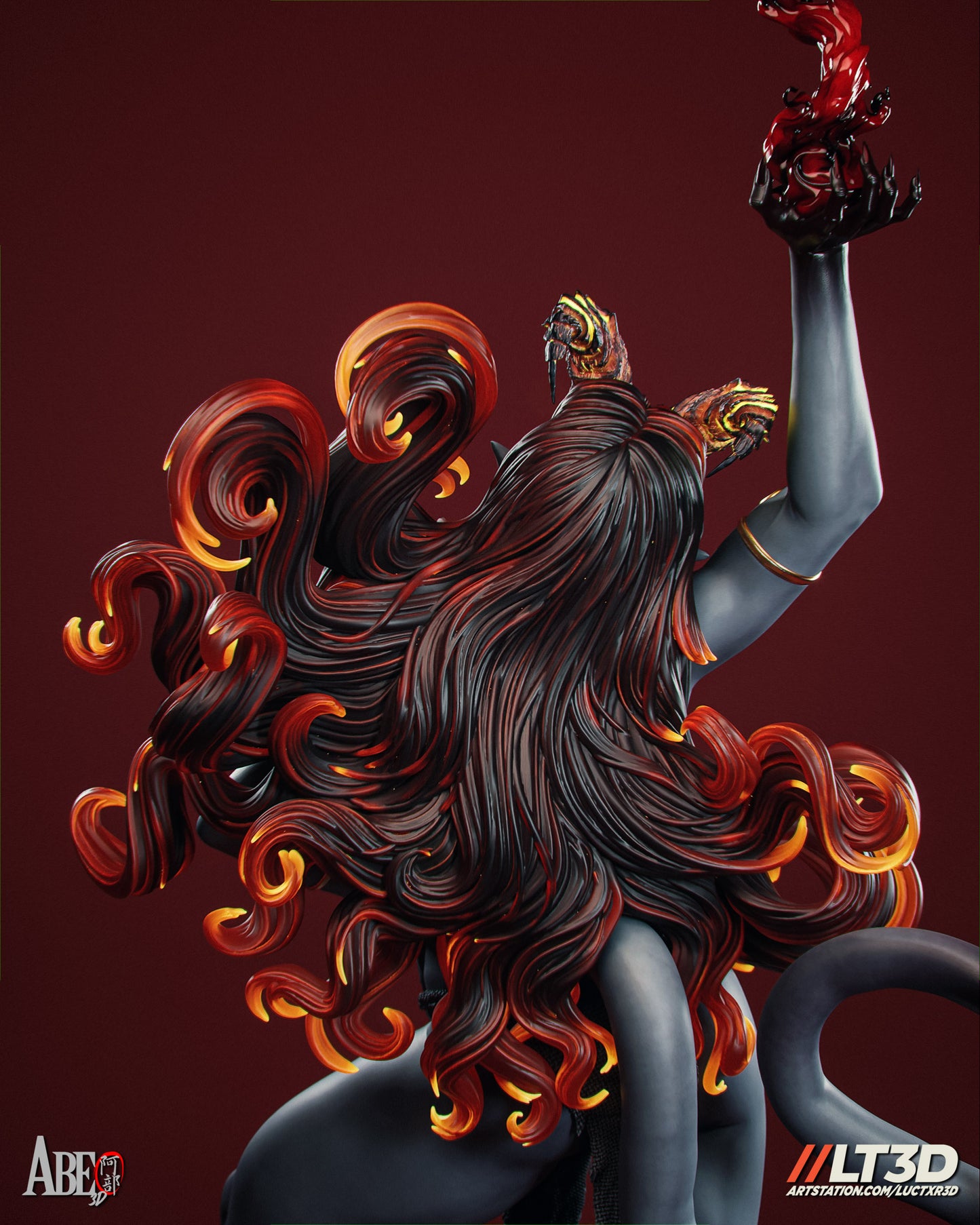 Hell Sonja - Unassembled and Unpainted Garage Kit - Model Designed by Abe3d/LT3D
