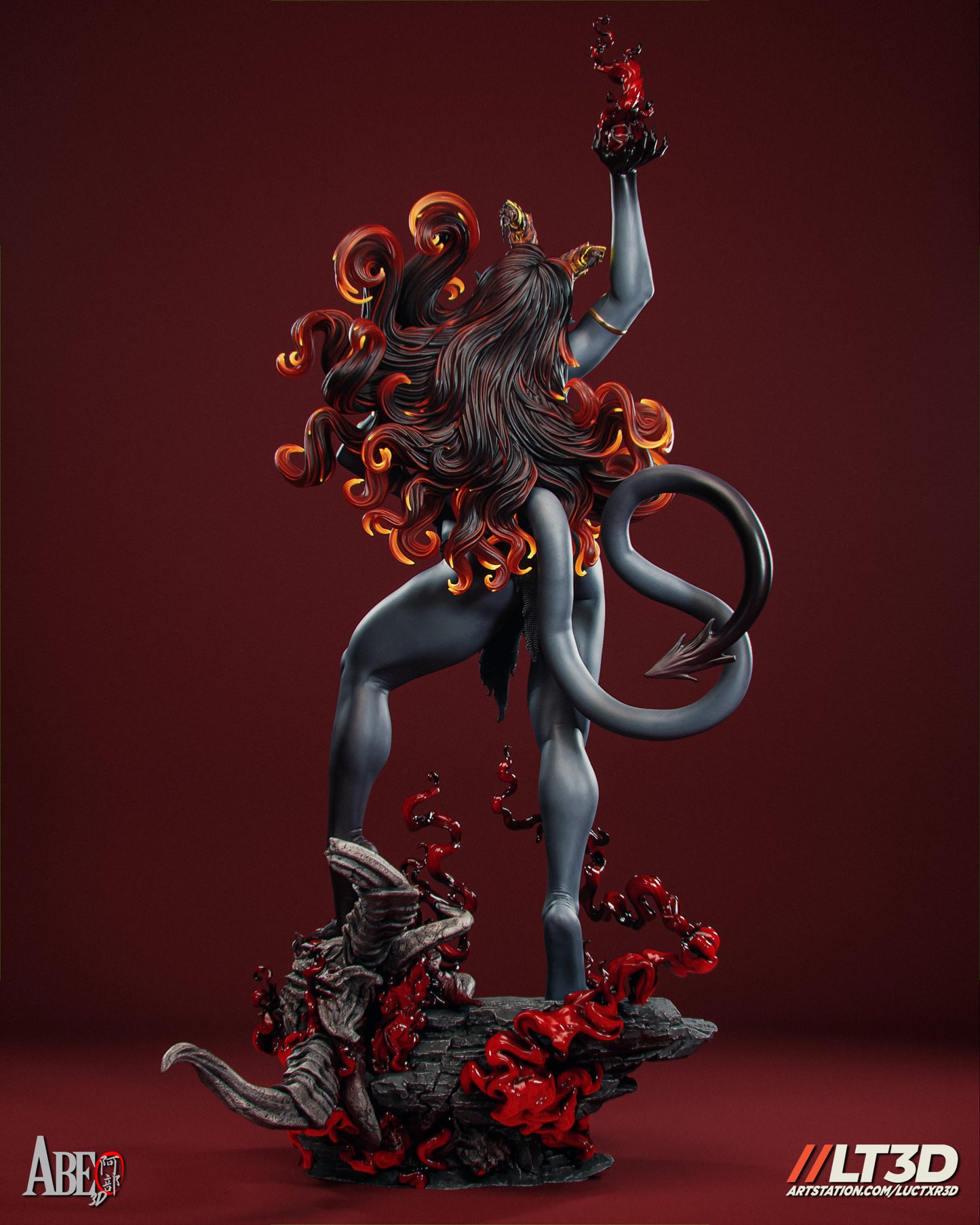 Hell Sonja - Unassembled and Unpainted Garage Kit - Model Designed by Abe3d/LT3D