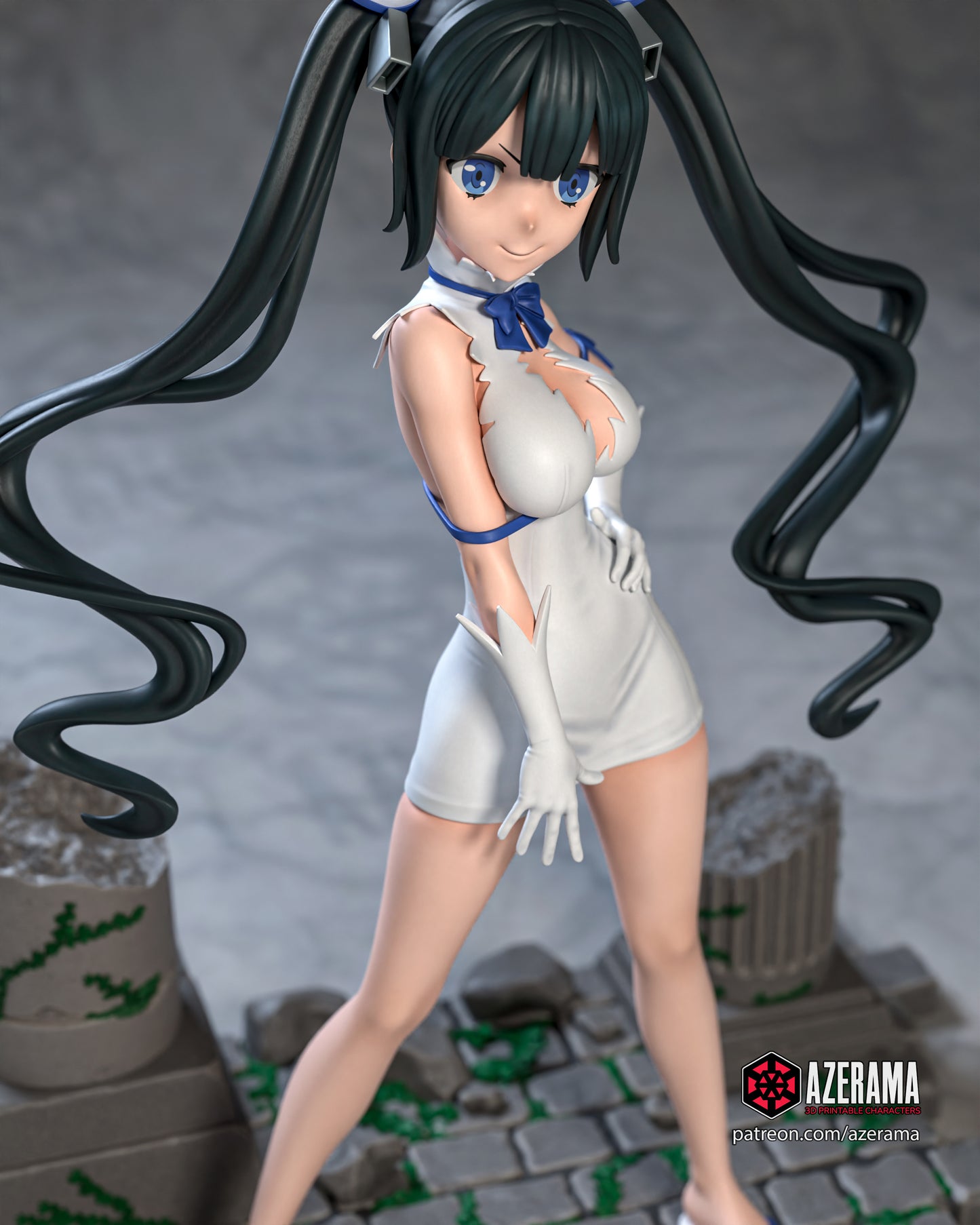 Hestia - Unassembled and Unpainted Garage Kit - Model Designed by Azerama