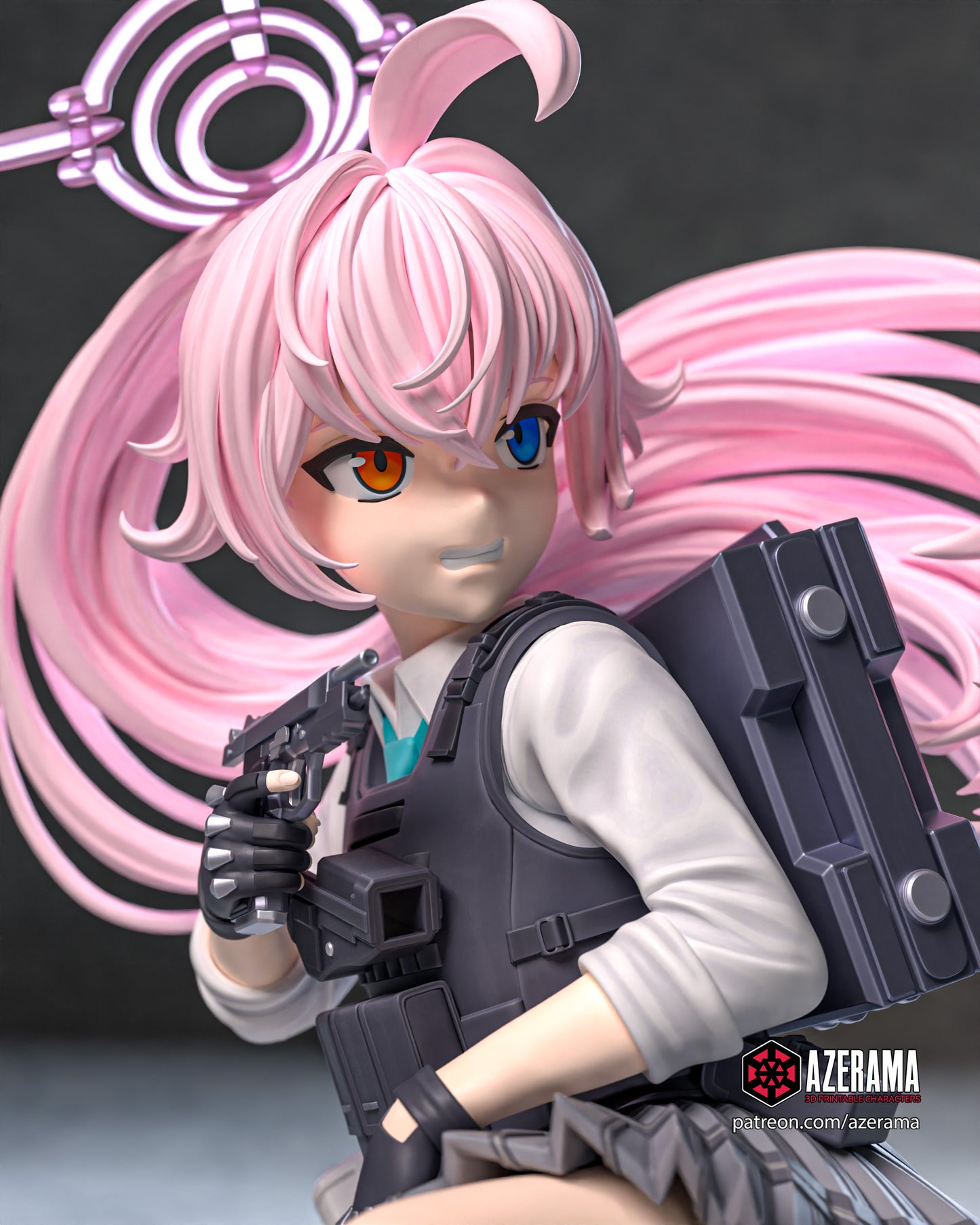 Takanashi Hoshino - Unassembled and Unpainted Garage Kit - Model Designed by Azerama