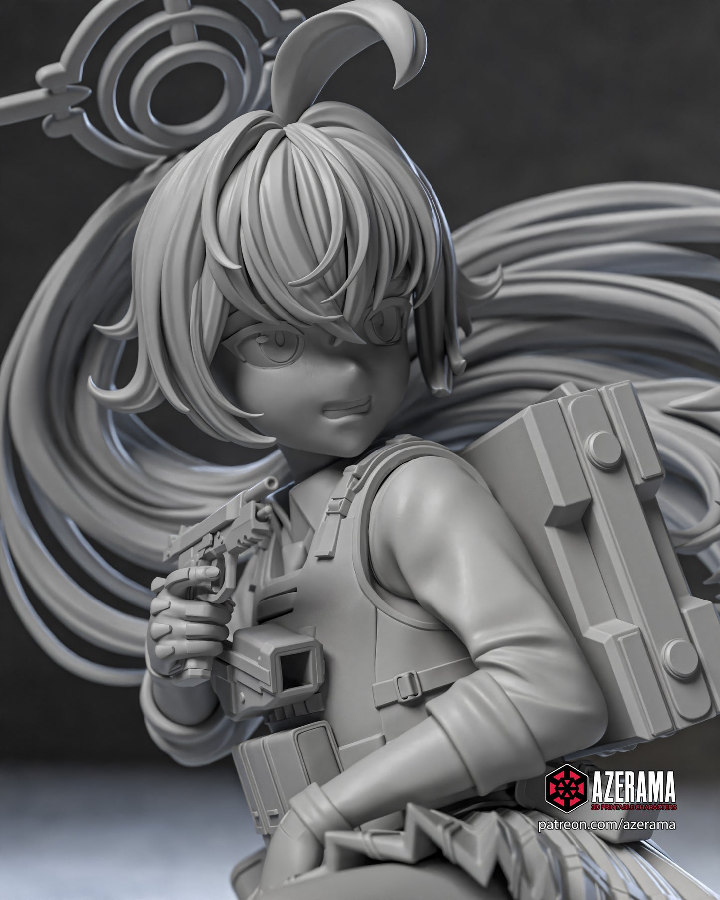 Takanashi Hoshino - Unassembled and Unpainted Garage Kit - Model Designed by Azerama