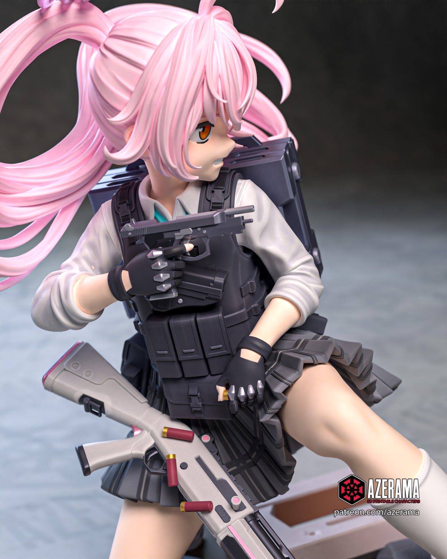 Takanashi Hoshino - Unassembled and Unpainted Garage Kit - Model Designed by Azerama