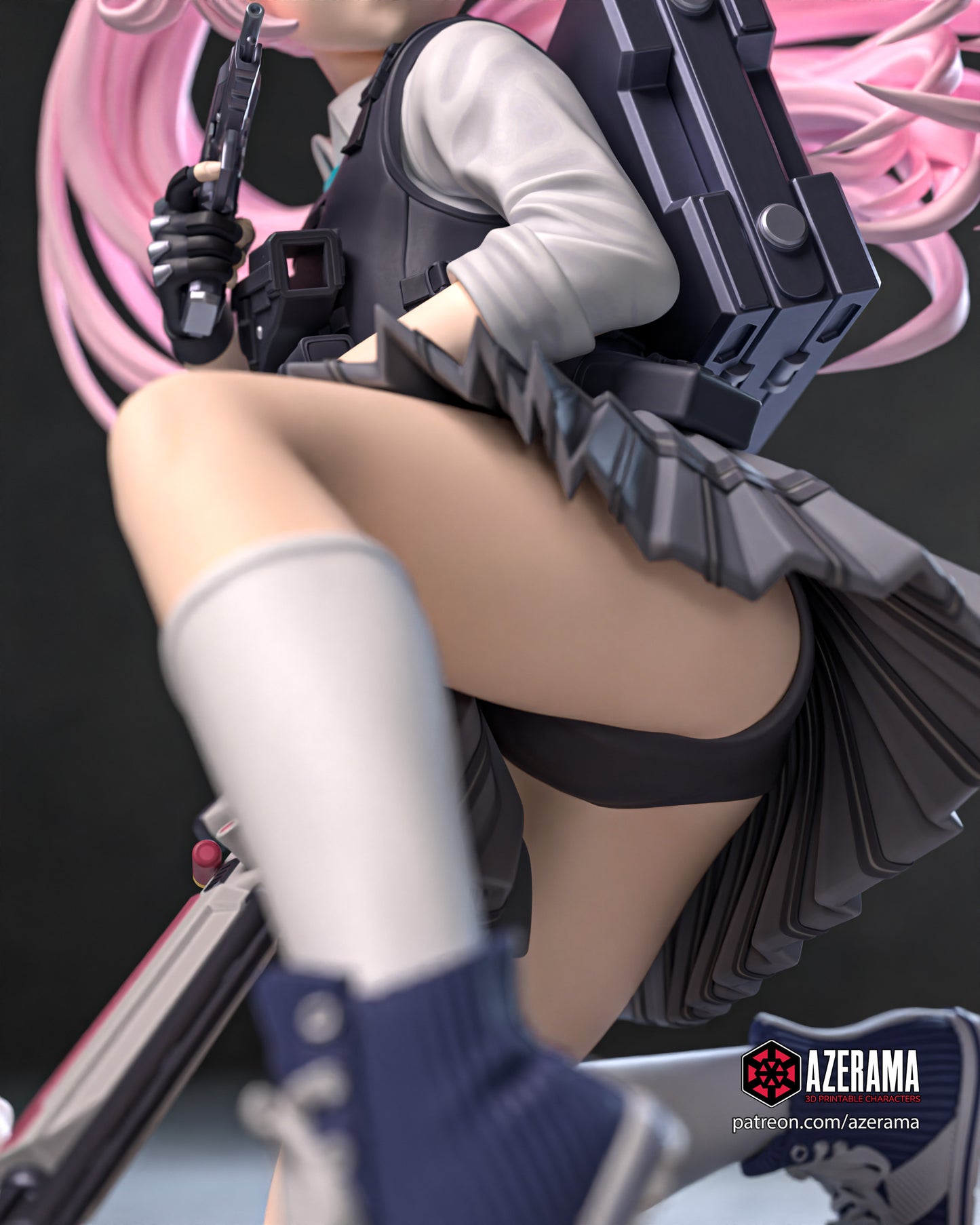 Takanashi Hoshino - Unassembled and Unpainted Garage Kit - Model Designed by Azerama