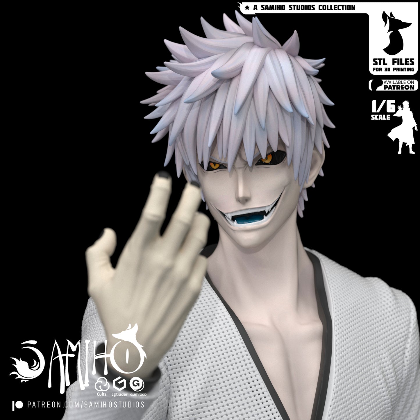 Ichigo/Zangetsu - Unassembled and Unpainted Garage Kit - Model Designed by Samiho Studios