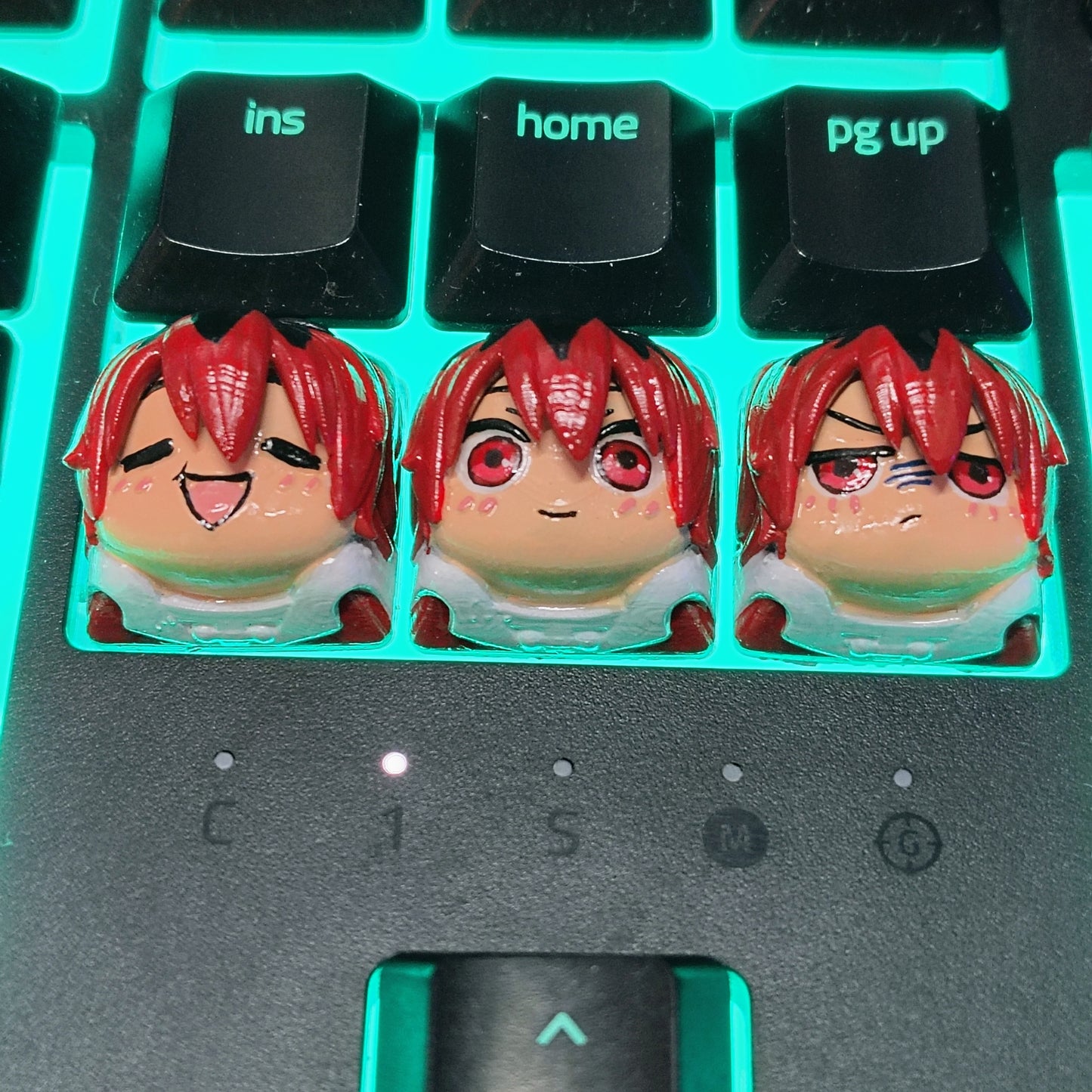 Sousu no FrierenCustom Keycap Set - 3D Printed and Hand Painted - Model by Nomnom Figures