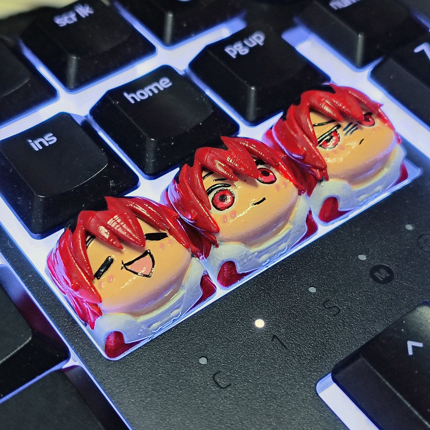 Sousu no FrierenCustom Keycap Set - 3D Printed and Hand Painted - Model by Nomnom Figures