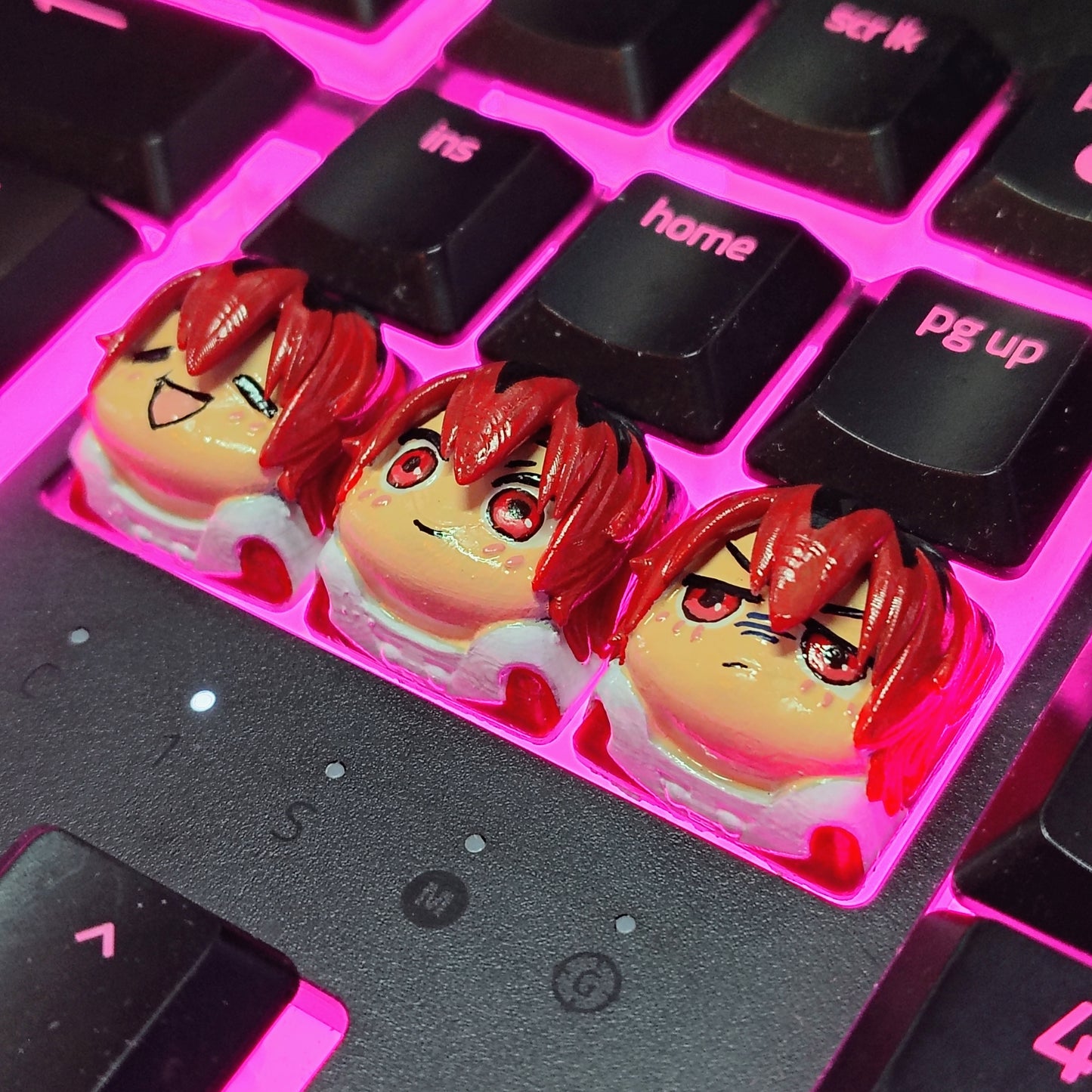 Sousu no FrierenCustom Keycap Set - 3D Printed and Hand Painted - Model by Nomnom Figures