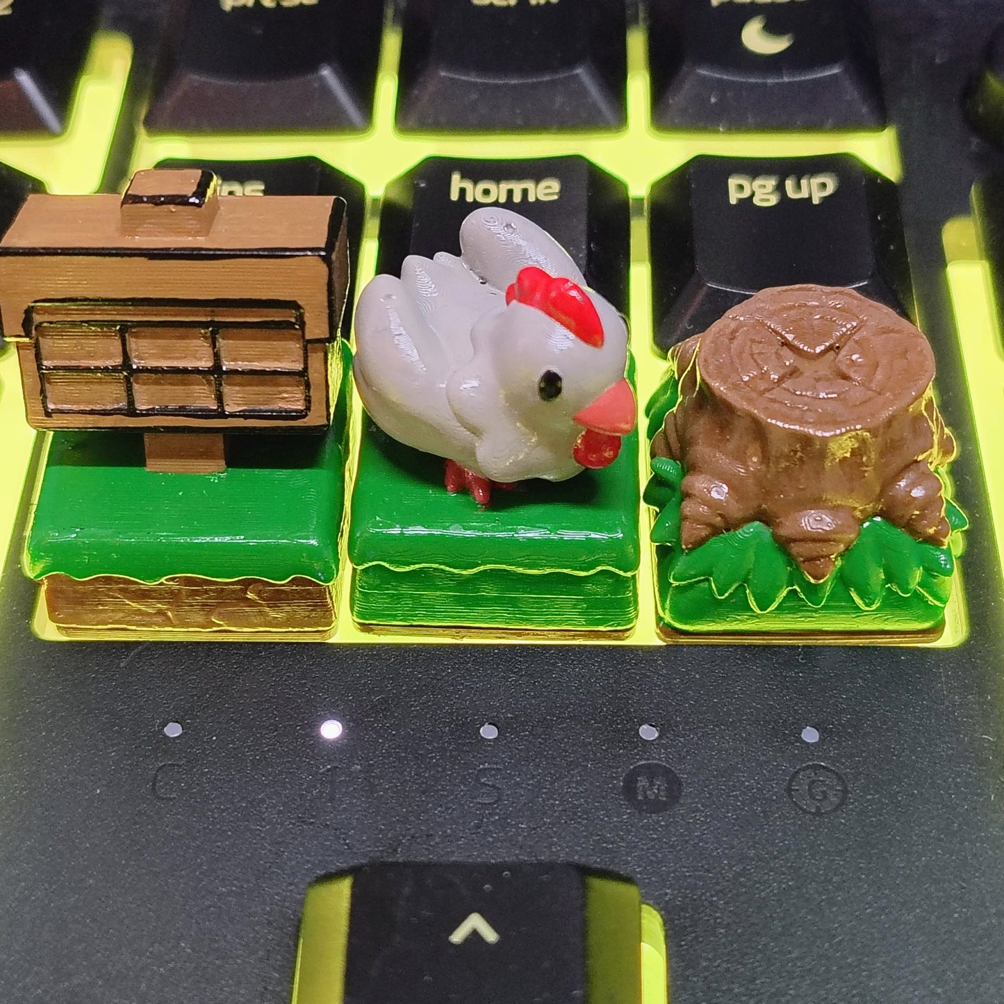 Link to the Past Keycap Set - 3D Printed and Handpainted - Models by Nomnom Figure
