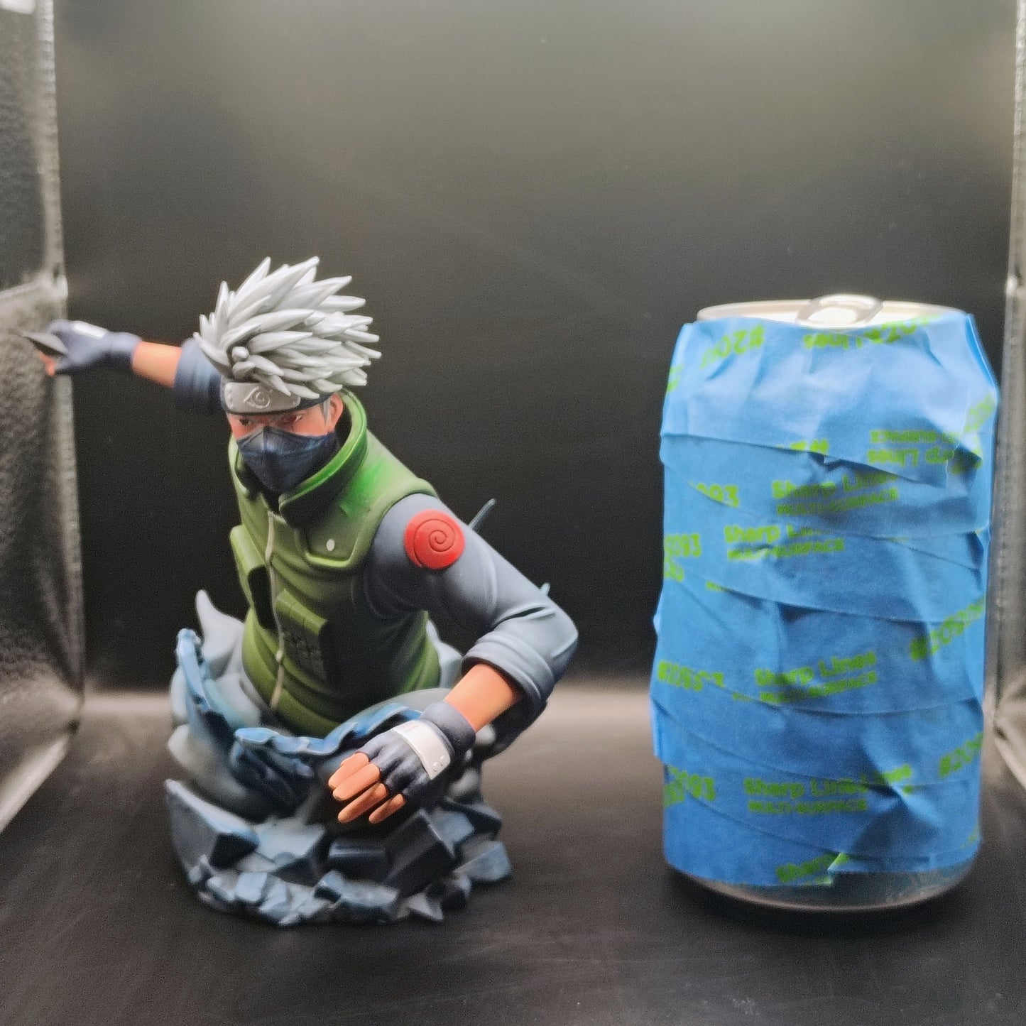 Kakashi Bust - 3D Printed and Handpainted Bust - Model Desgined by Sekai3D