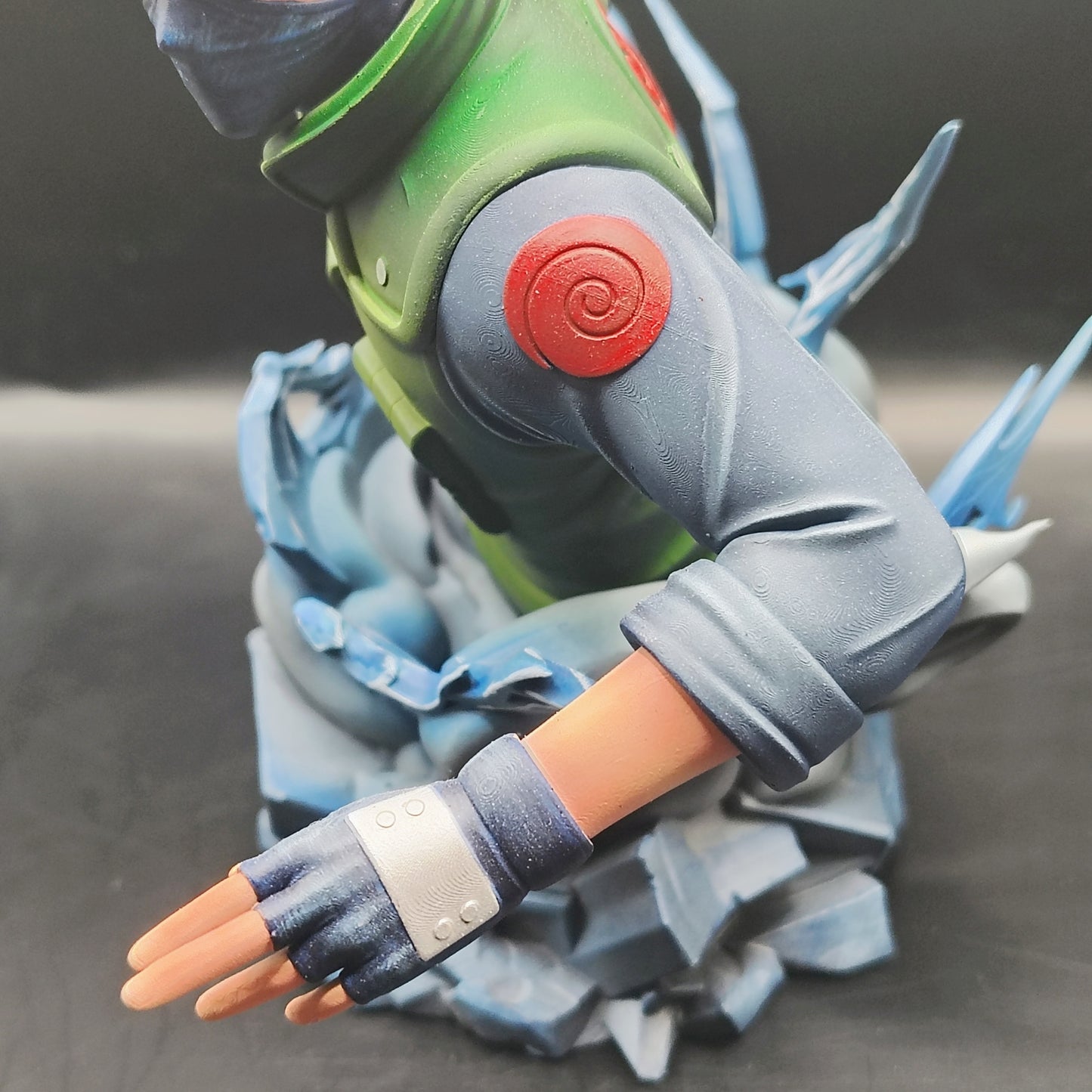 Kakashi Bust - 3D Printed and Handpainted Bust - Model Desgined by Sekai3D