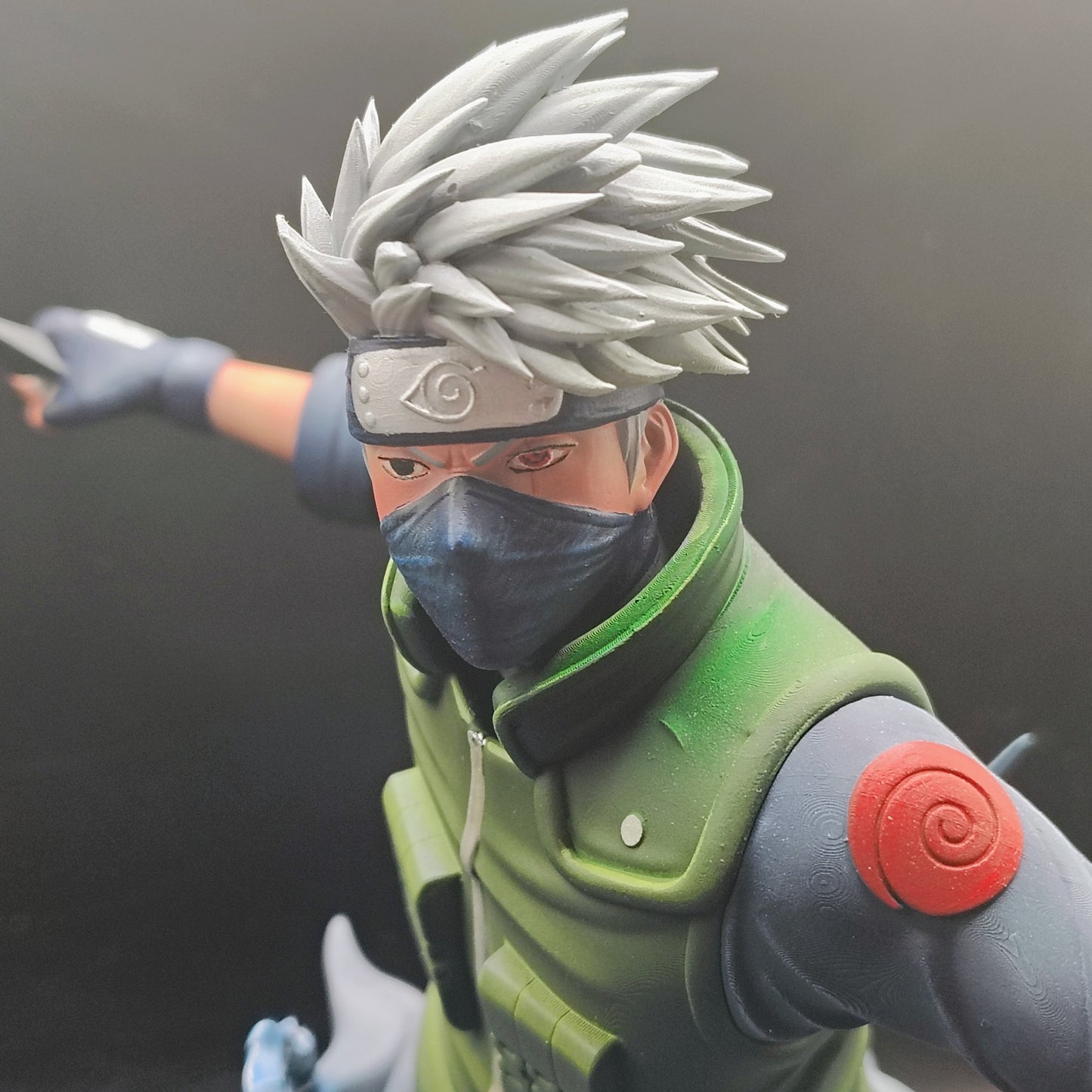 Kakashi Bust - 3D Printed and Handpainted Bust - Model Desgined by Sekai3D