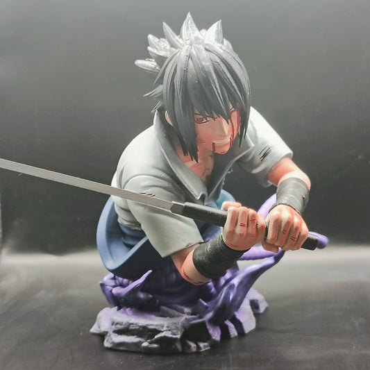 Sasuke Bust - 3D Printed and Handpainted Bust - Model Designed by Sekai3D