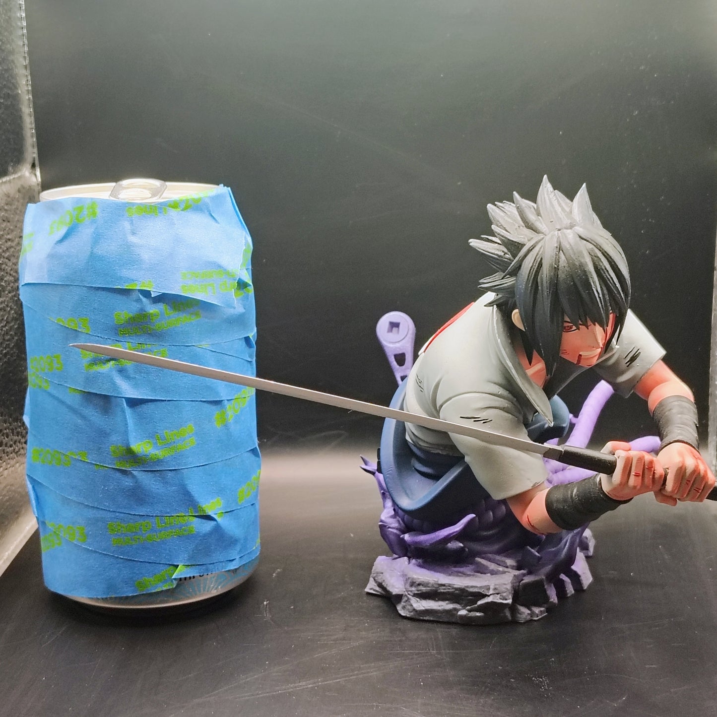 Sasuke Bust - 3D Printed and Handpainted Bust - Model Designed by Sekai3D