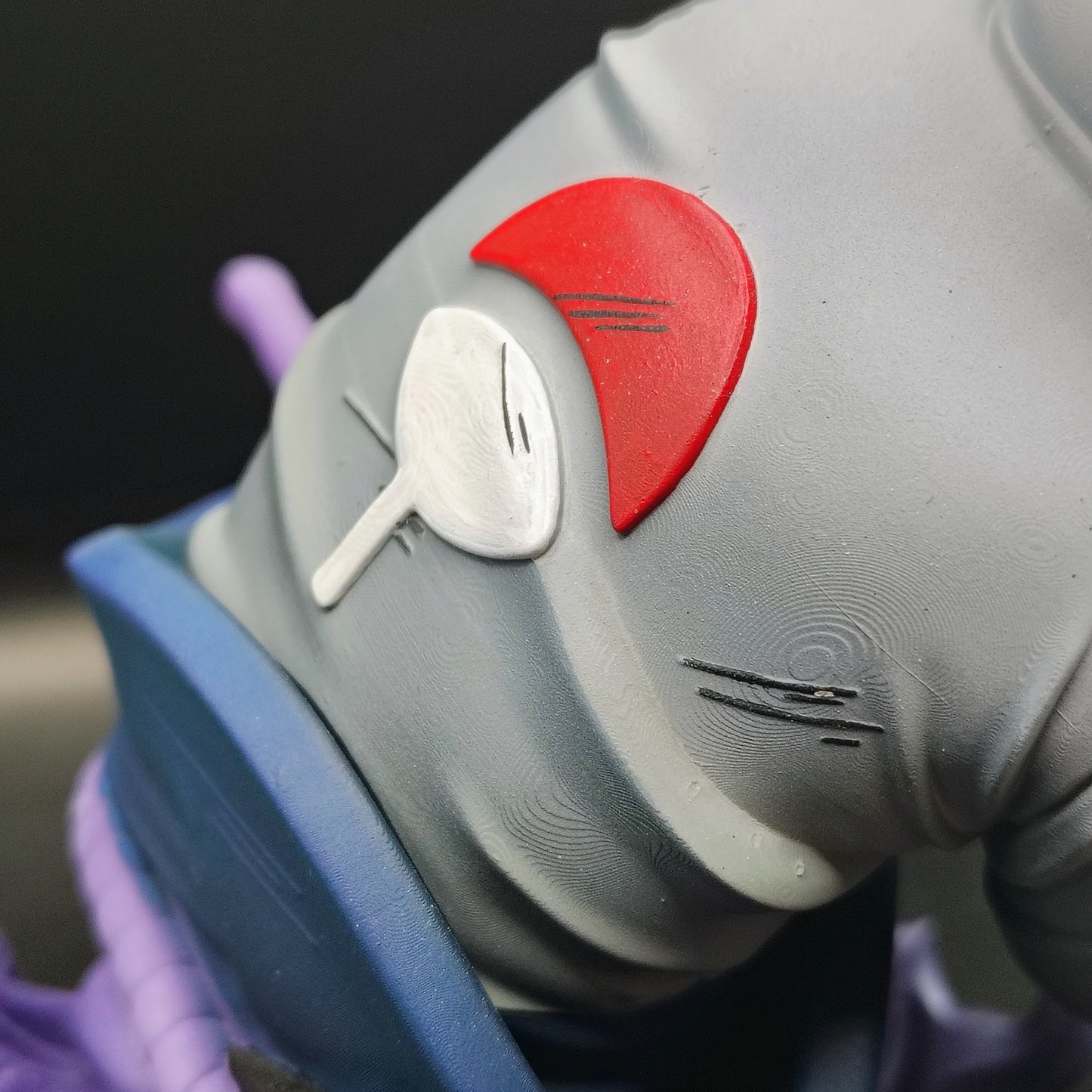 Sasuke Bust - 3D Printed and Handpainted Bust - Model Designed by Sekai3D