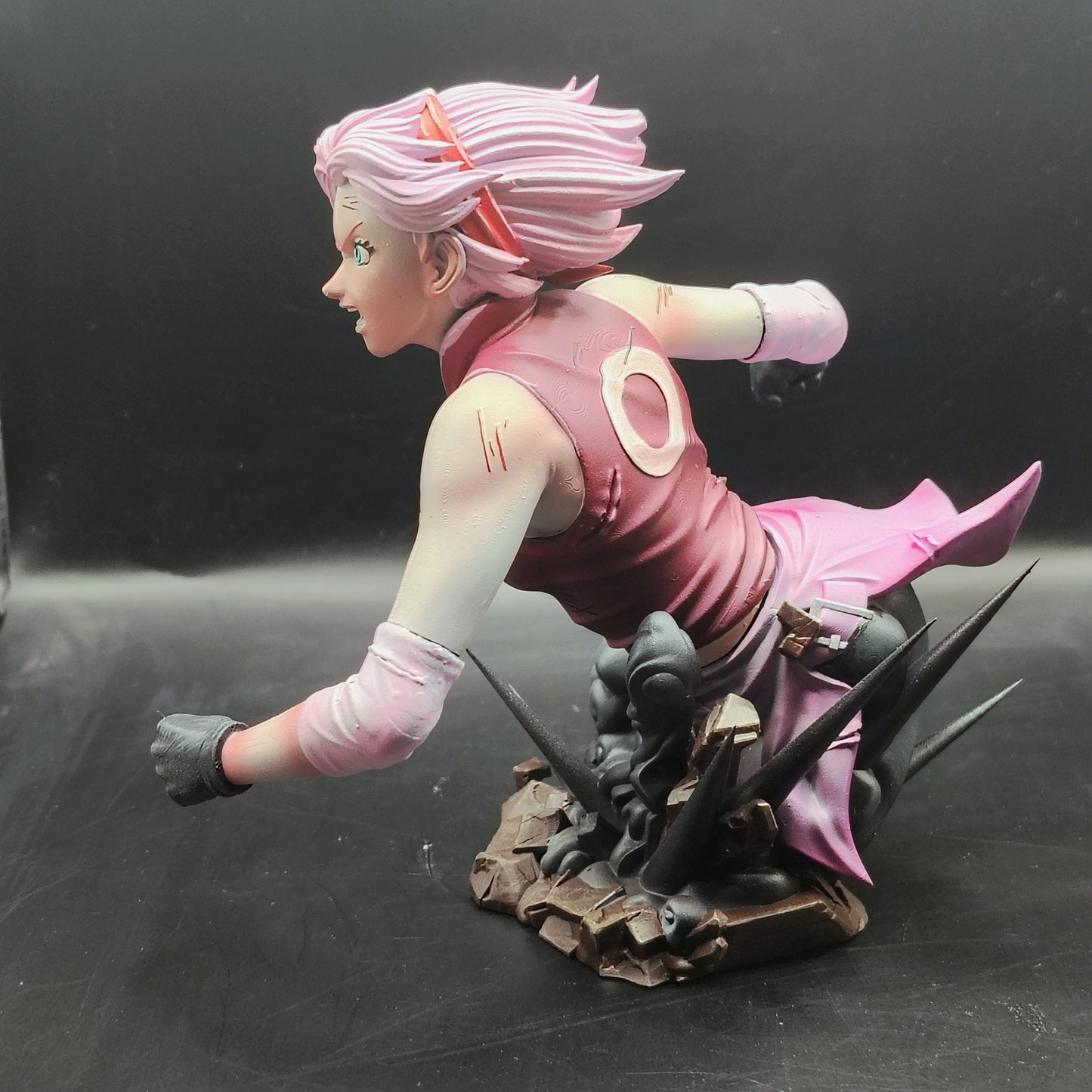 Sakura Bust - 3D Printed and Handpainted Bust - Model Designed by Sekai3D
