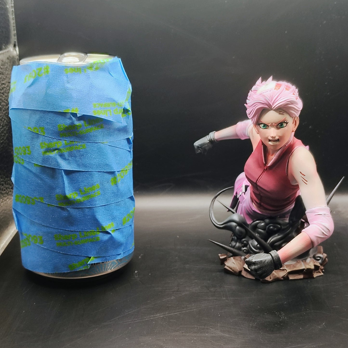 Sakura Bust - 3D Printed and Handpainted Bust - Model Designed by Sekai3D