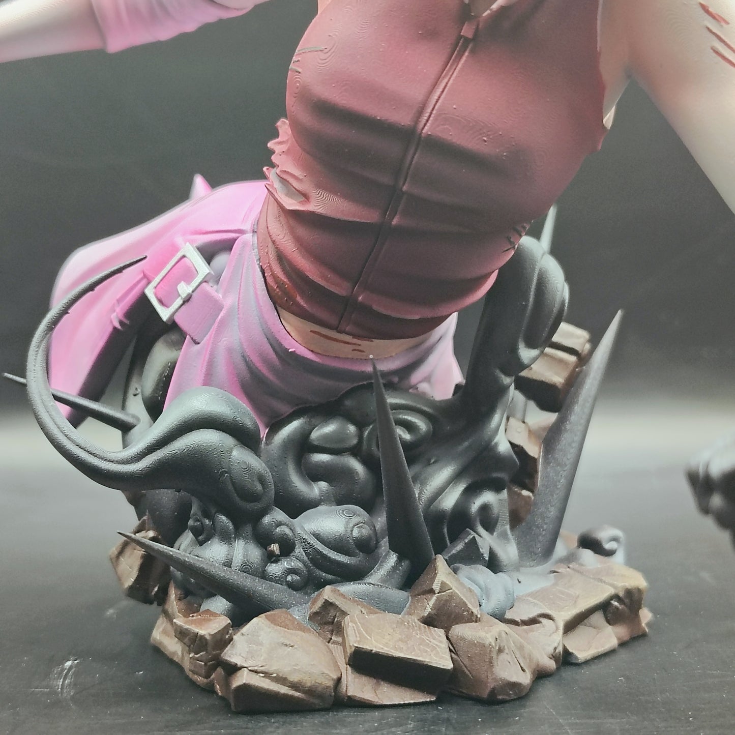 Sakura Bust - 3D Printed and Handpainted Bust - Model Designed by Sekai3D