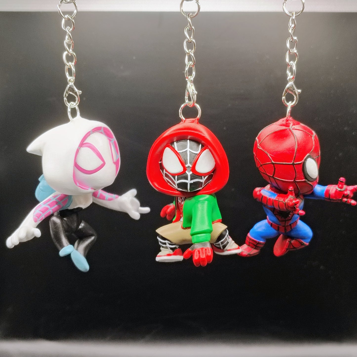 Spider Set Keychain/Charms - 3D Printed and Hand Painted - Models Desgined by ChibiSTL