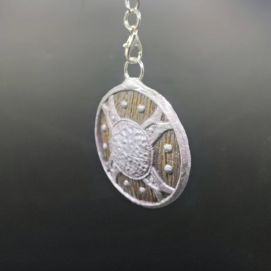 Shield Charm - 3D Printed and Handpainted