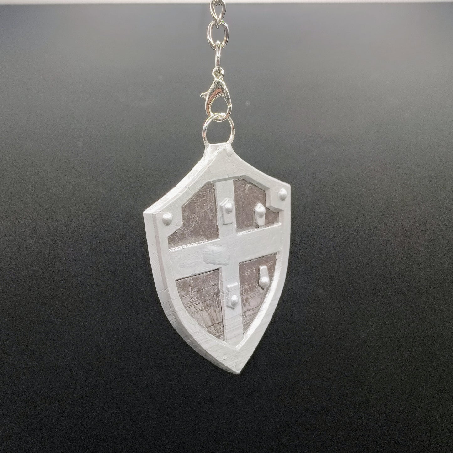 Shield Charm - 3D Printed and Handpainted