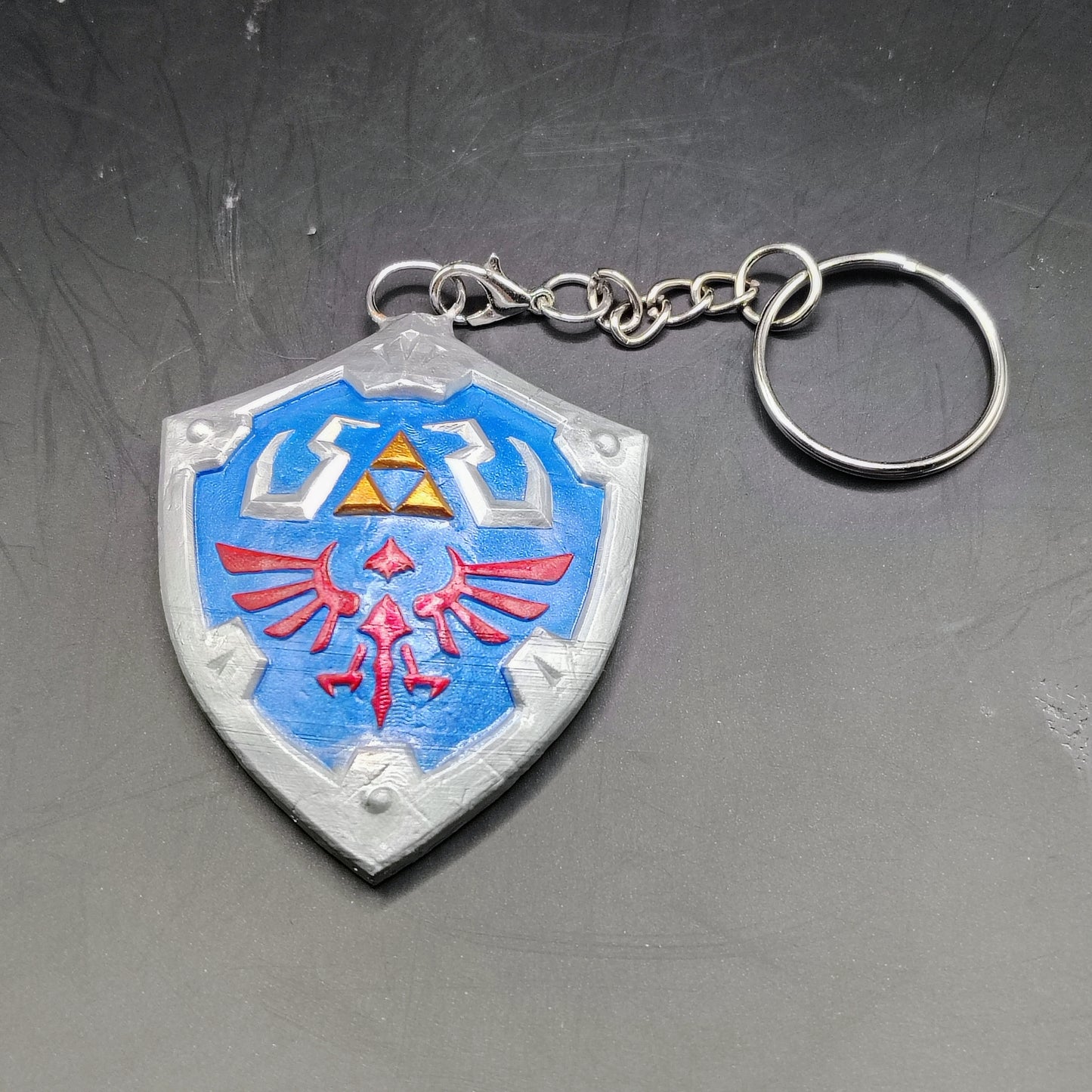 Shield Charm - 3D Printed and Handpainted