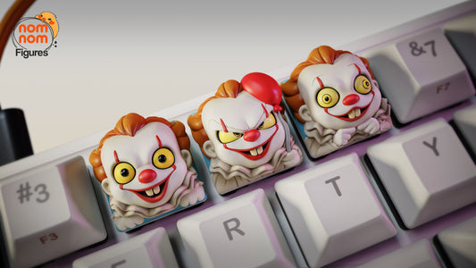 IT KeyCaps - UNPAINTED - Model Designed by NomNom Figures