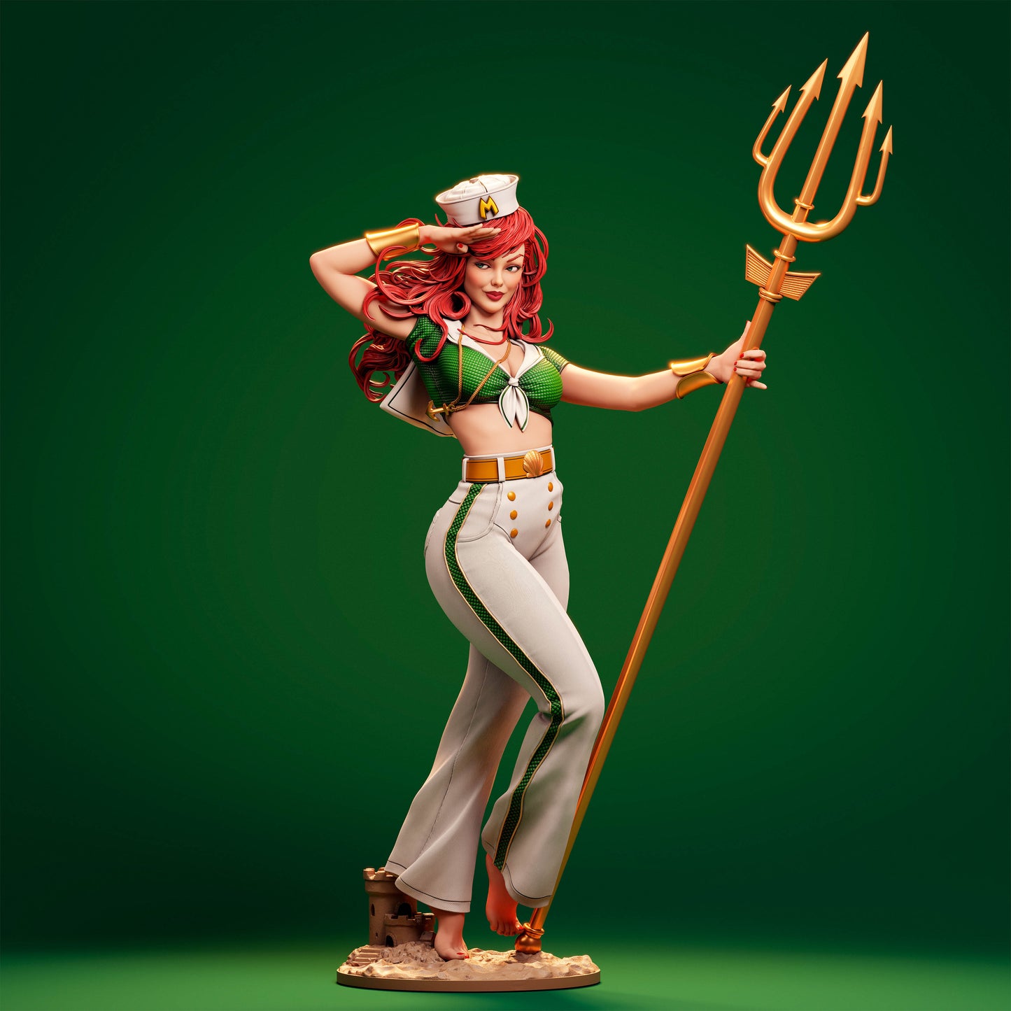 Mera - Unassembled and Unpainted Garage Kit - Model Designed by Abe3d/DePaula