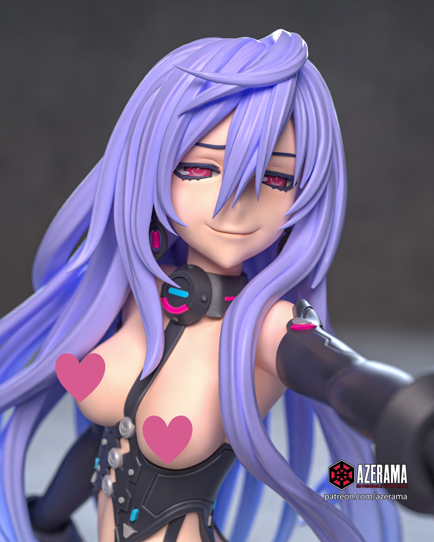Iris Heart NSFW - Unassembled and Unpainted Garage Kit - Model Designed by Azerama