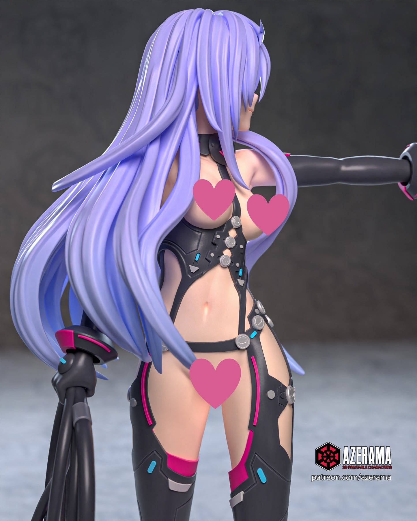 Iris Heart NSFW - Unassembled and Unpainted Garage Kit - Model Designed by Azerama