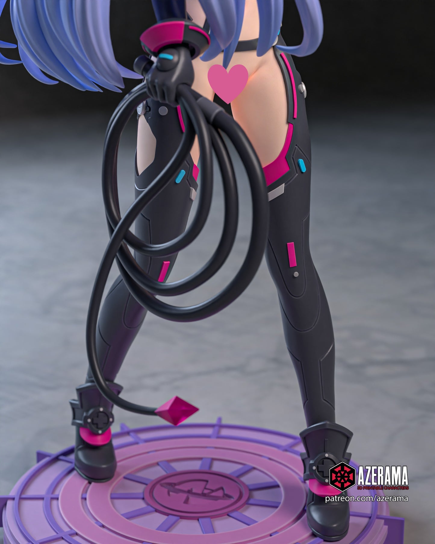 Iris Heart NSFW - Unassembled and Unpainted Garage Kit - Model Designed by Azerama