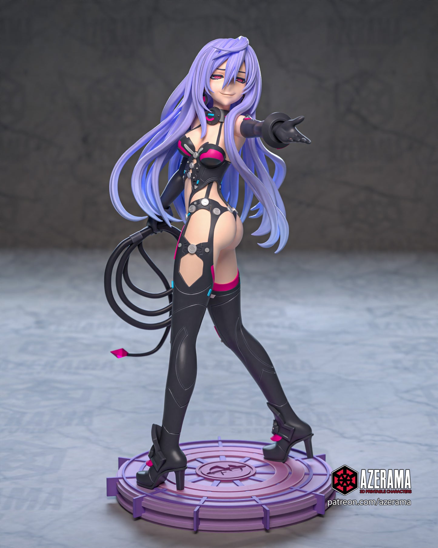 Iris Heart - Unassembled and Unpainted Garage Kit - Model Designed by Azerama