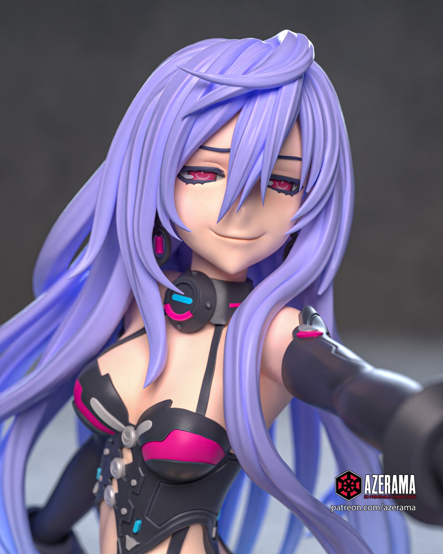 Iris Heart - Unassembled and Unpainted Garage Kit - Model Designed by Azerama