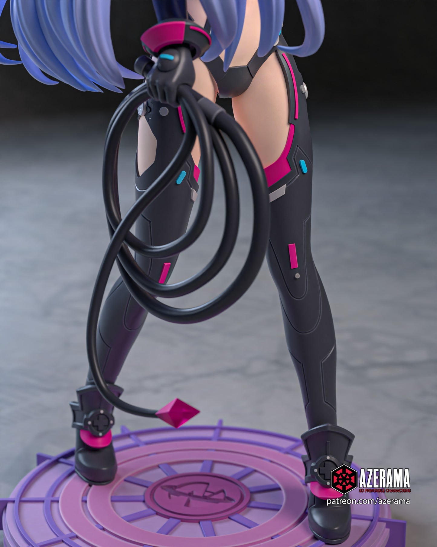 Iris Heart - Unassembled and Unpainted Garage Kit - Model Designed by Azerama