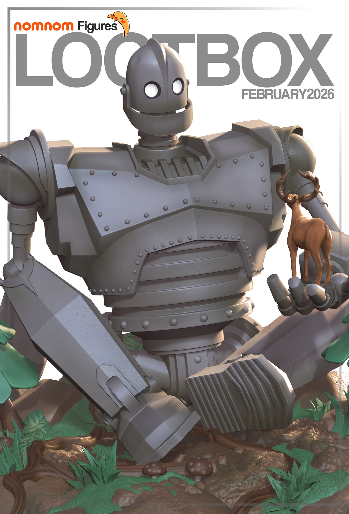 Iron Giant - Unassembled and Unpainted Garage Kit - Model Designed by NomNom Figures