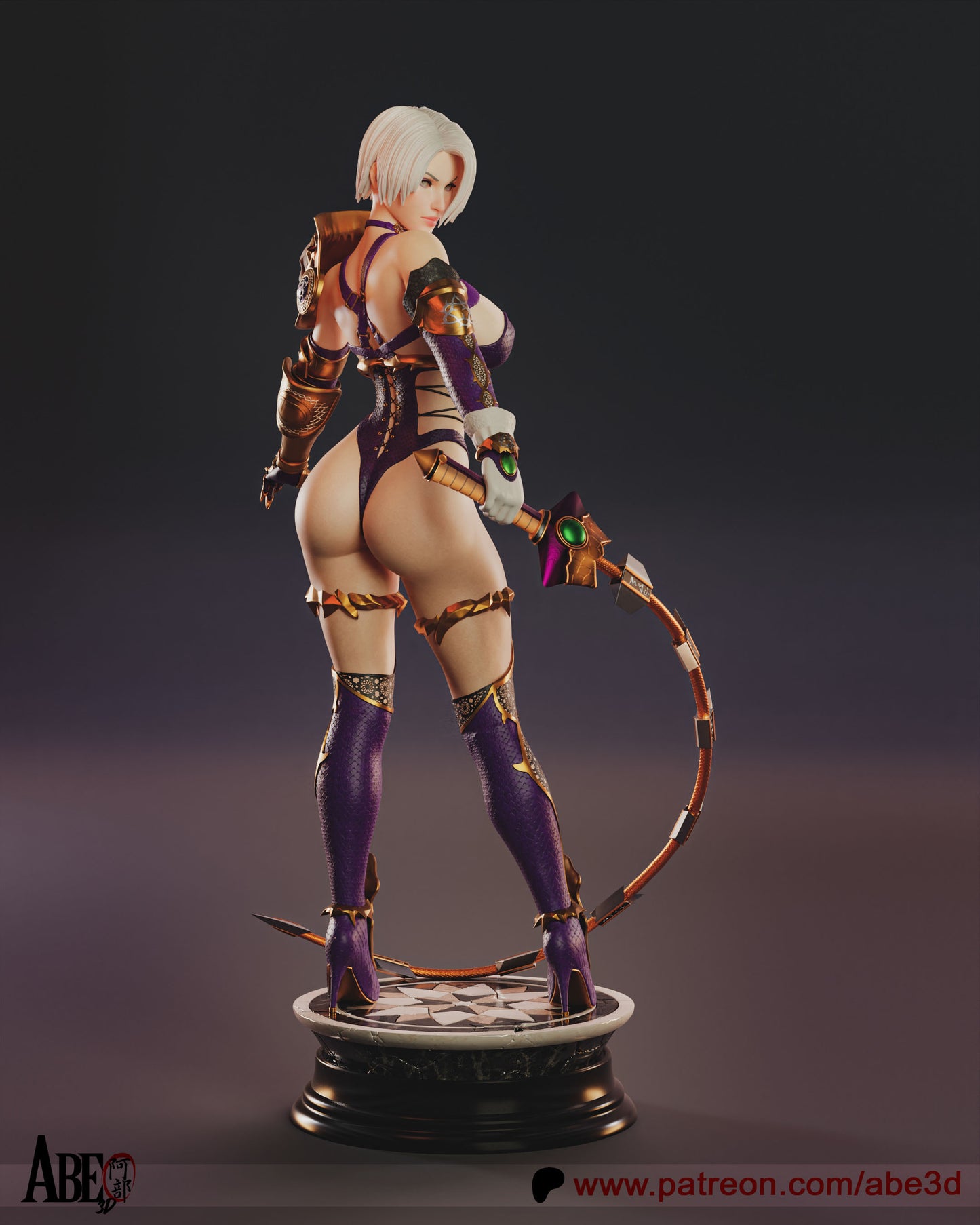 Ivy (VARIANT PARTS INCLUDED - Unassembled and Unpainted Garage Kit - Model Designed By Abe3d