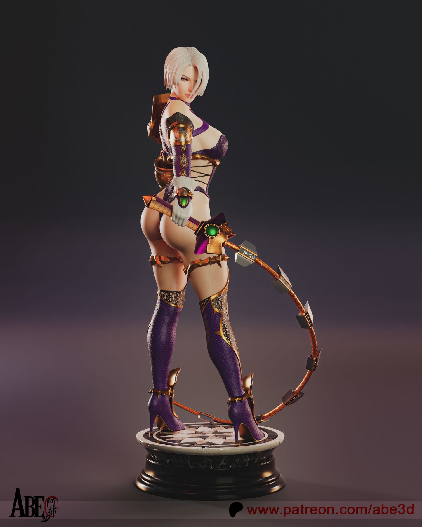 Ivy (VARIANT PARTS INCLUDED - Unassembled and Unpainted Garage Kit - Model Designed By Abe3d