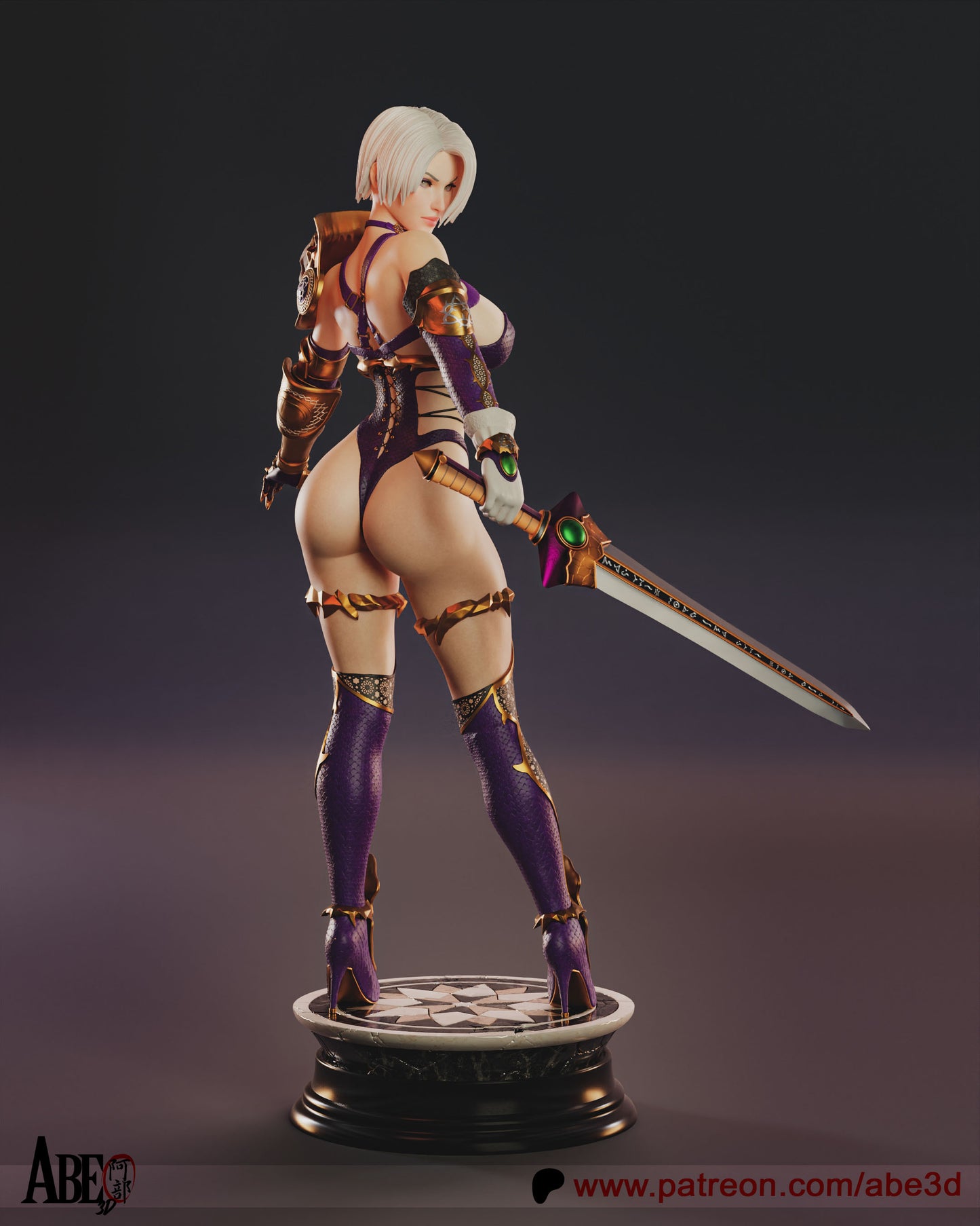 Ivy (VARIANT PARTS INCLUDED - Unassembled and Unpainted Garage Kit - Model Designed By Abe3d