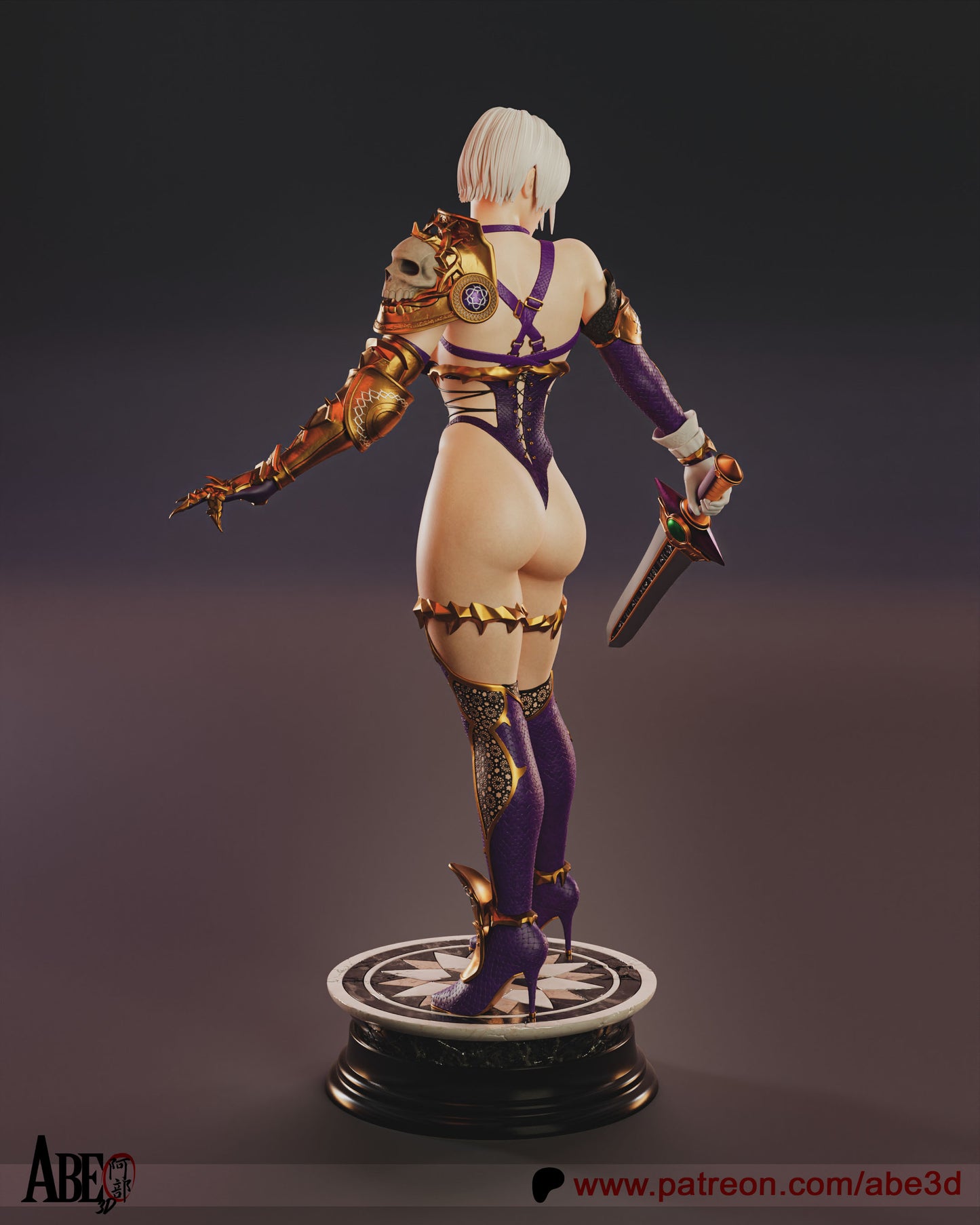 Ivy (VARIANT PARTS INCLUDED - Unassembled and Unpainted Garage Kit - Model Designed By Abe3d