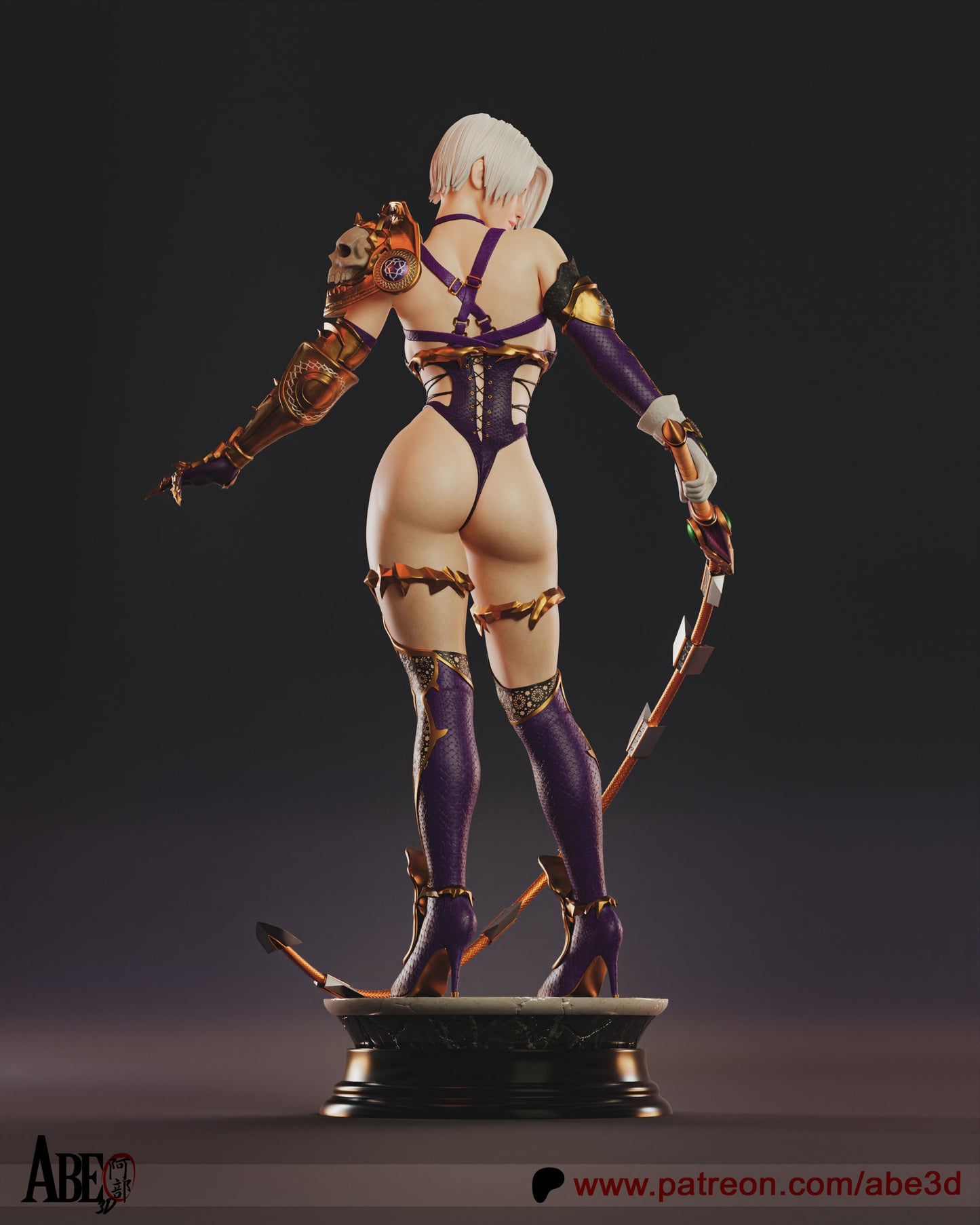 Ivy (VARIANT PARTS INCLUDED - Unassembled and Unpainted Garage Kit - Model Designed By Abe3d