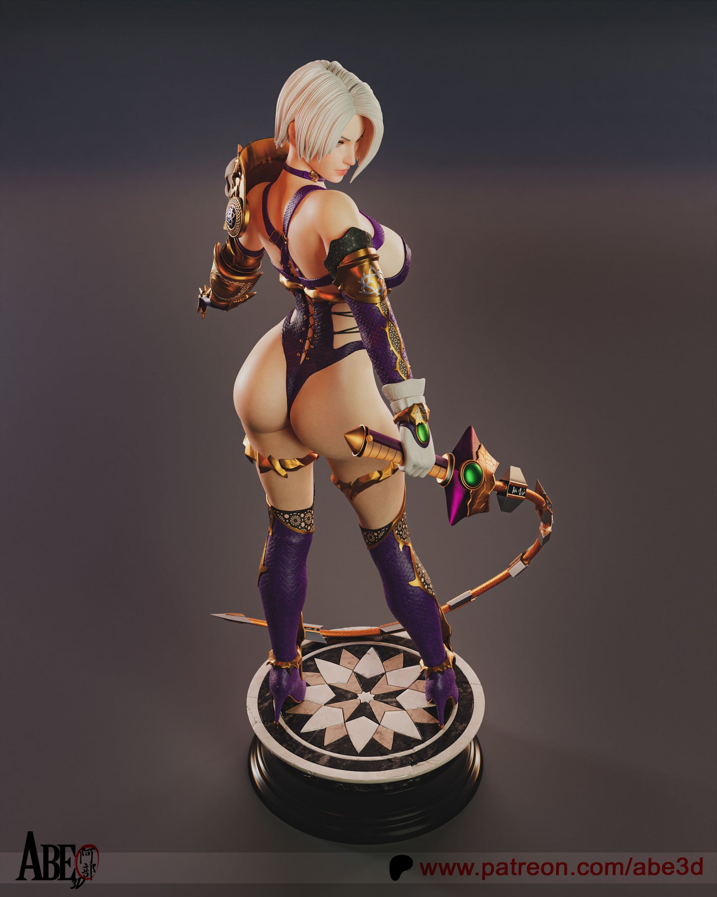 Ivy (VARIANT PARTS INCLUDED - Unassembled and Unpainted Garage Kit - Model Designed By Abe3d