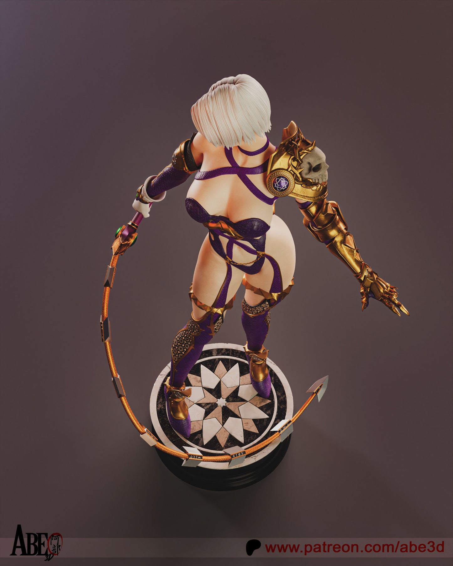 Ivy (VARIANT PARTS INCLUDED - Unassembled and Unpainted Garage Kit - Model Designed By Abe3d