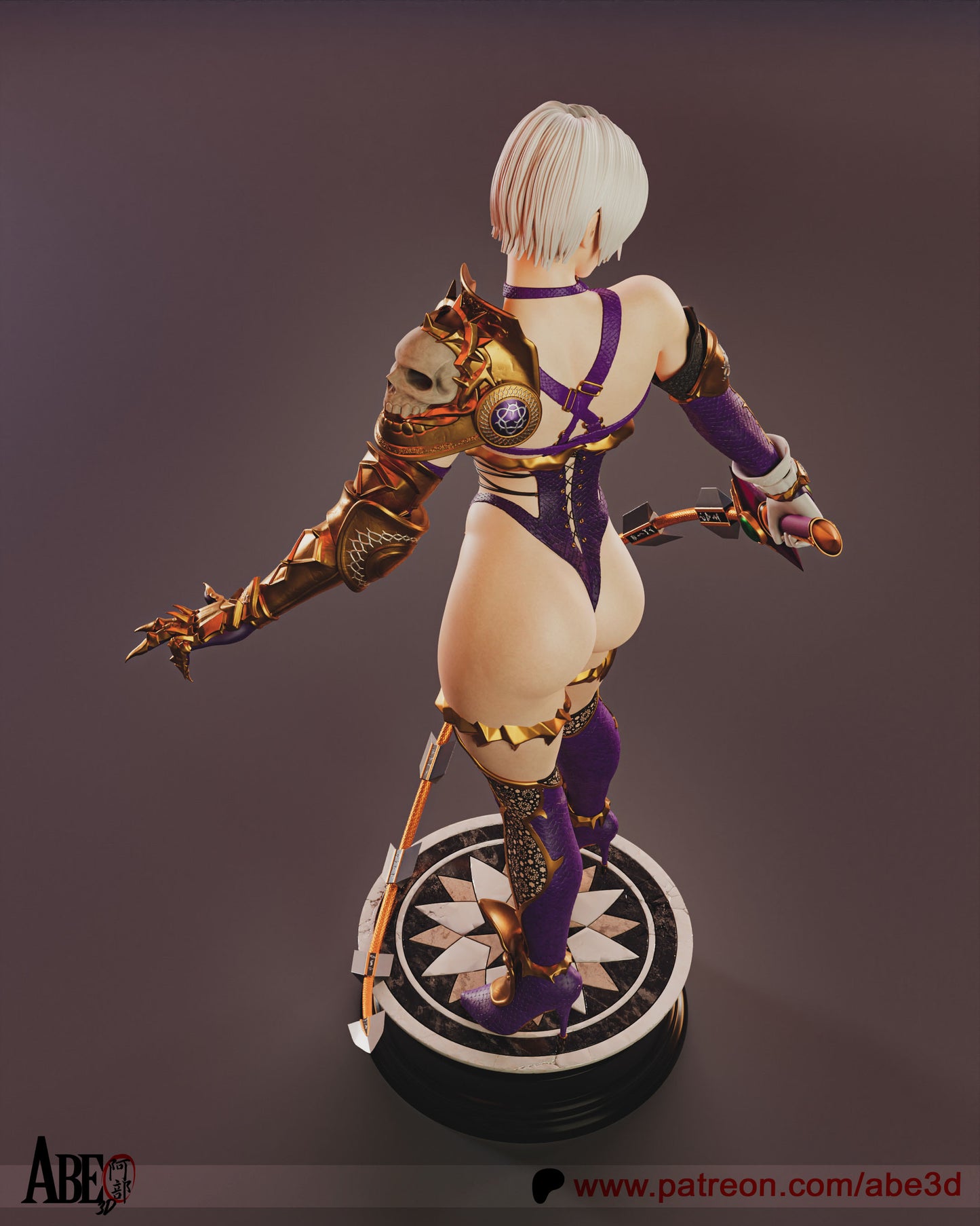 Ivy (VARIANT PARTS INCLUDED - Unassembled and Unpainted Garage Kit - Model Designed By Abe3d