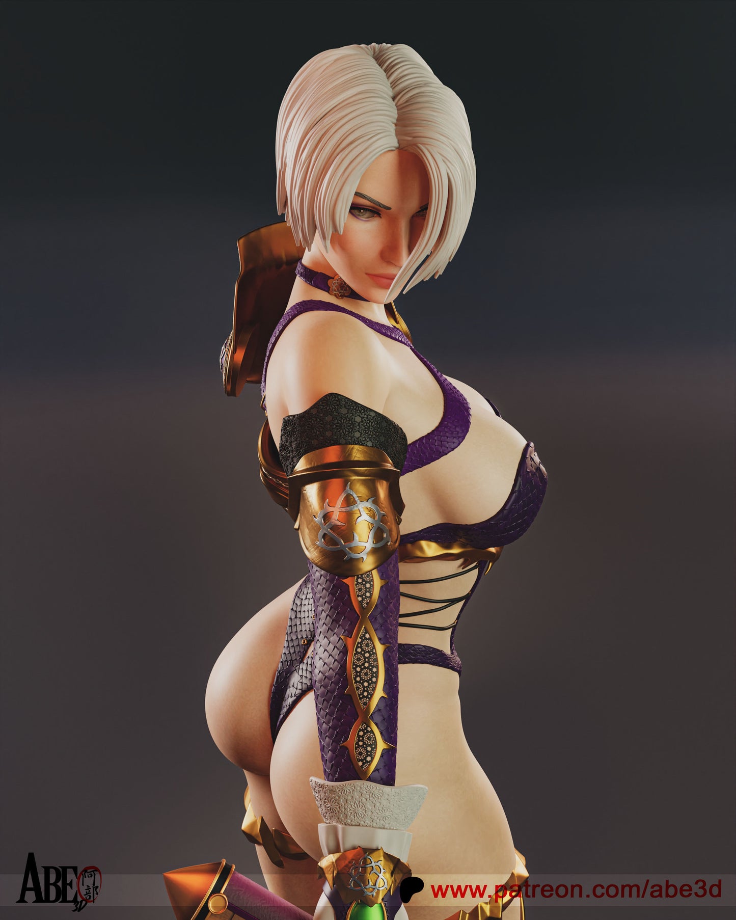 Ivy (VARIANT PARTS INCLUDED - Unassembled and Unpainted Garage Kit - Model Designed By Abe3d